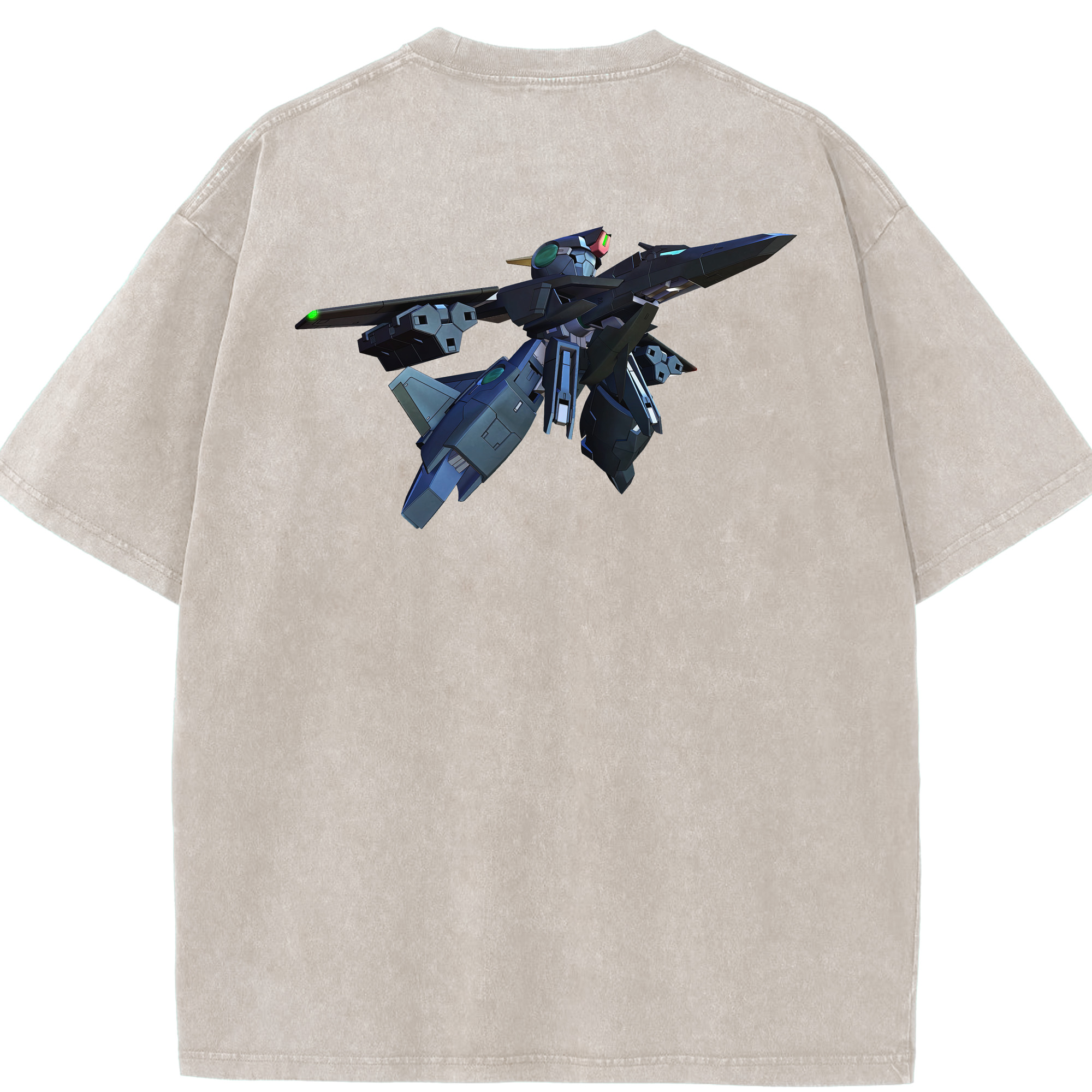 （画像用） 機動戦士ガンダム Mobile Suit Gundam 綿100% ヴィンテージ風 半袖Tシャツ（背面プリント）