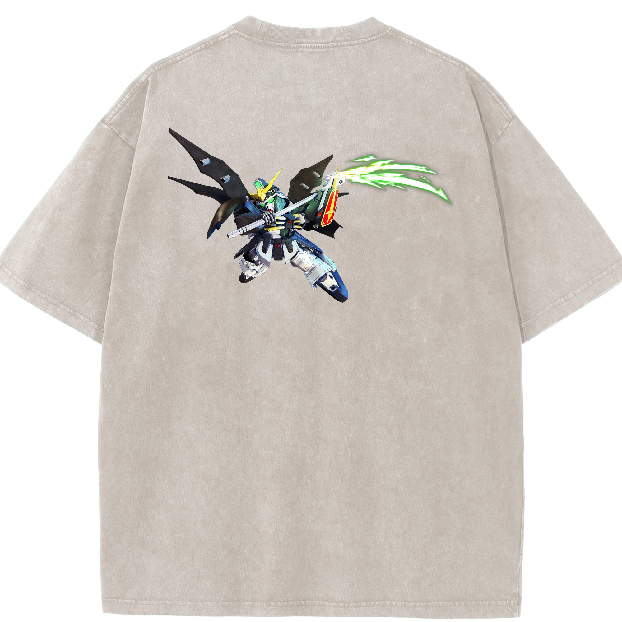 （画像用） 機動戦士ガンダム Mobile Suit Gundam 綿100% ヴィンテージ風 半袖Tシャツ（背面プリント）