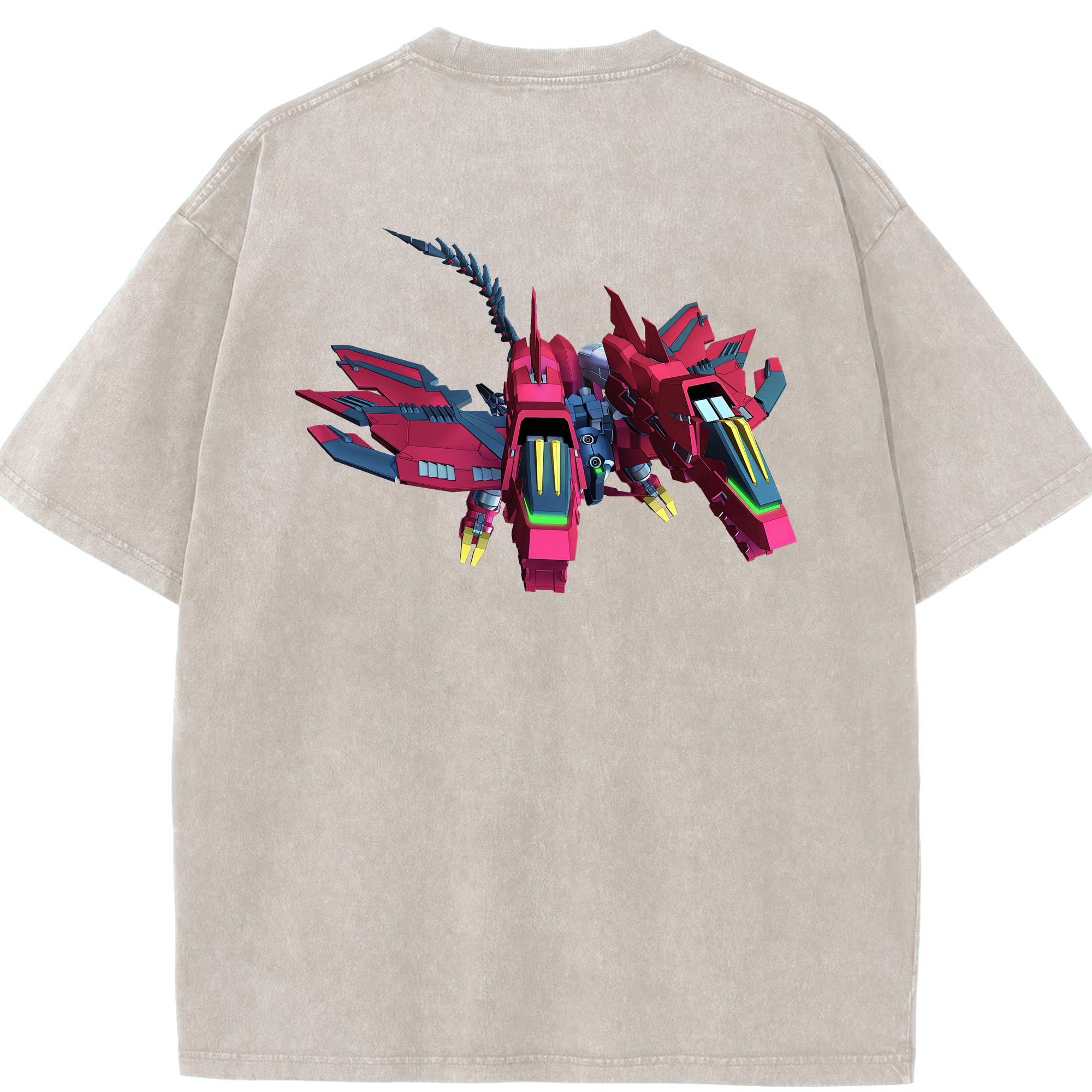 （画像用） 機動戦士ガンダム Mobile Suit Gundam 綿100% ヴィンテージ風 半袖Tシャツ（背面プリント）