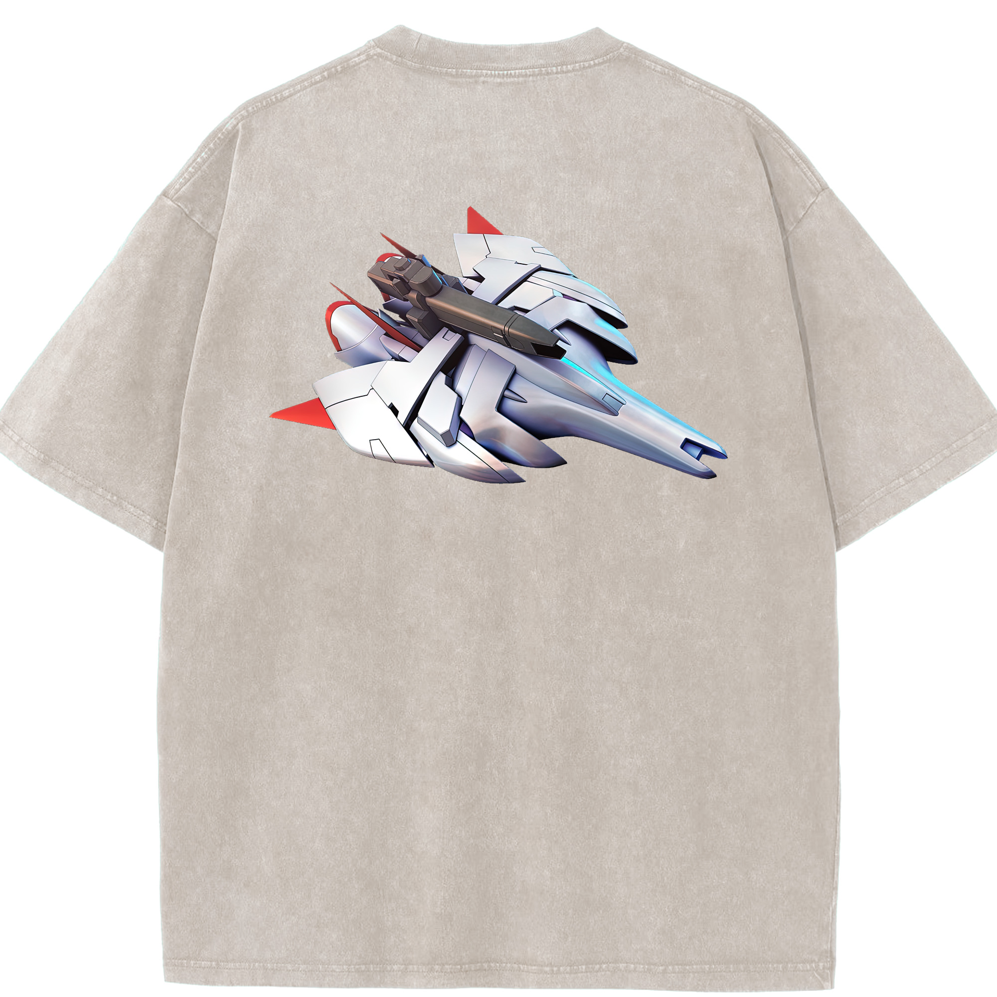 （画像用） 機動戦士ガンダム Mobile Suit Gundam 綿100% ヴィンテージ風 半袖Tシャツ（背面プリント）