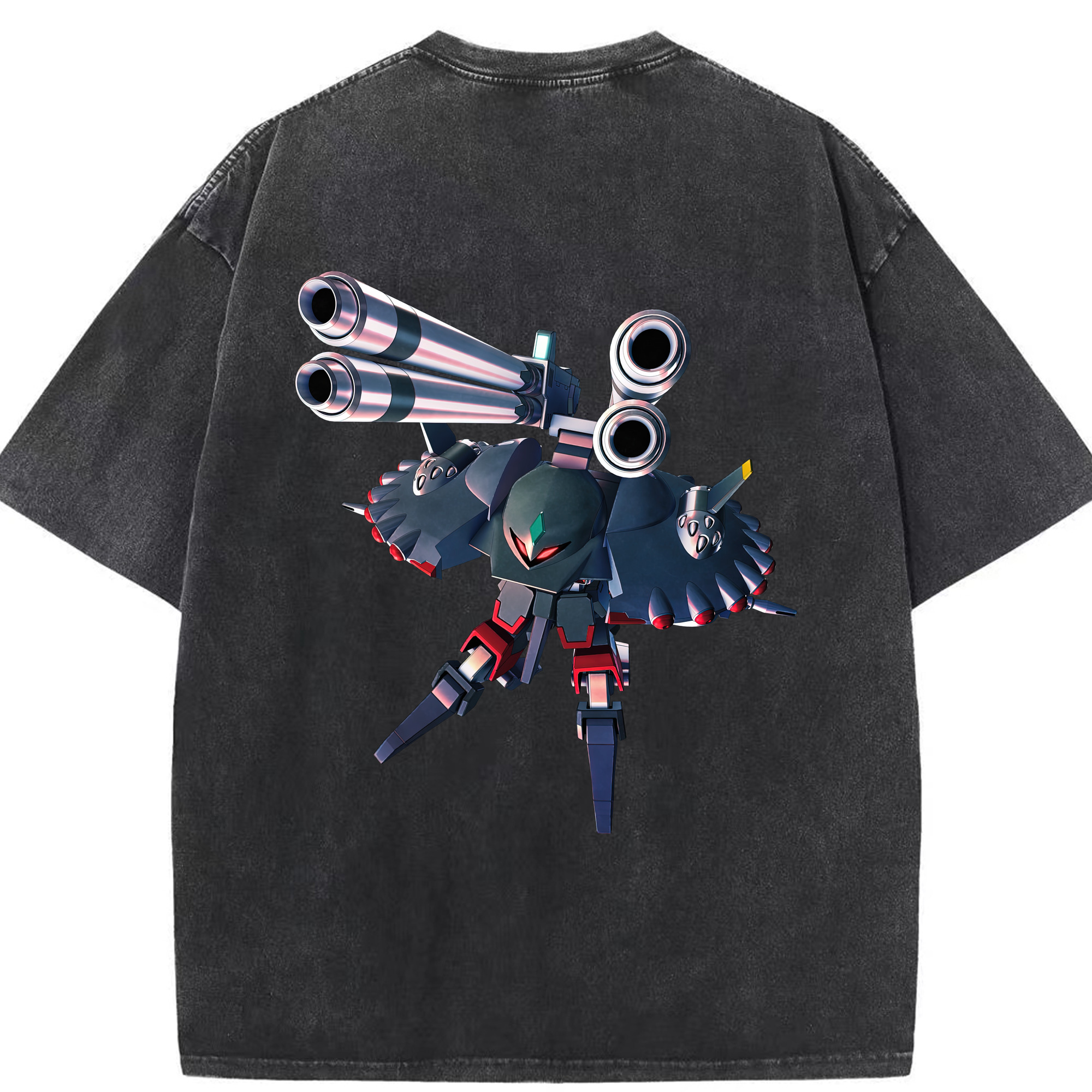 （画像用） 機動戦士ガンダム Mobile Suit Gundam 綿100% ヴィンテージ風 半袖Tシャツ（背面プリント）