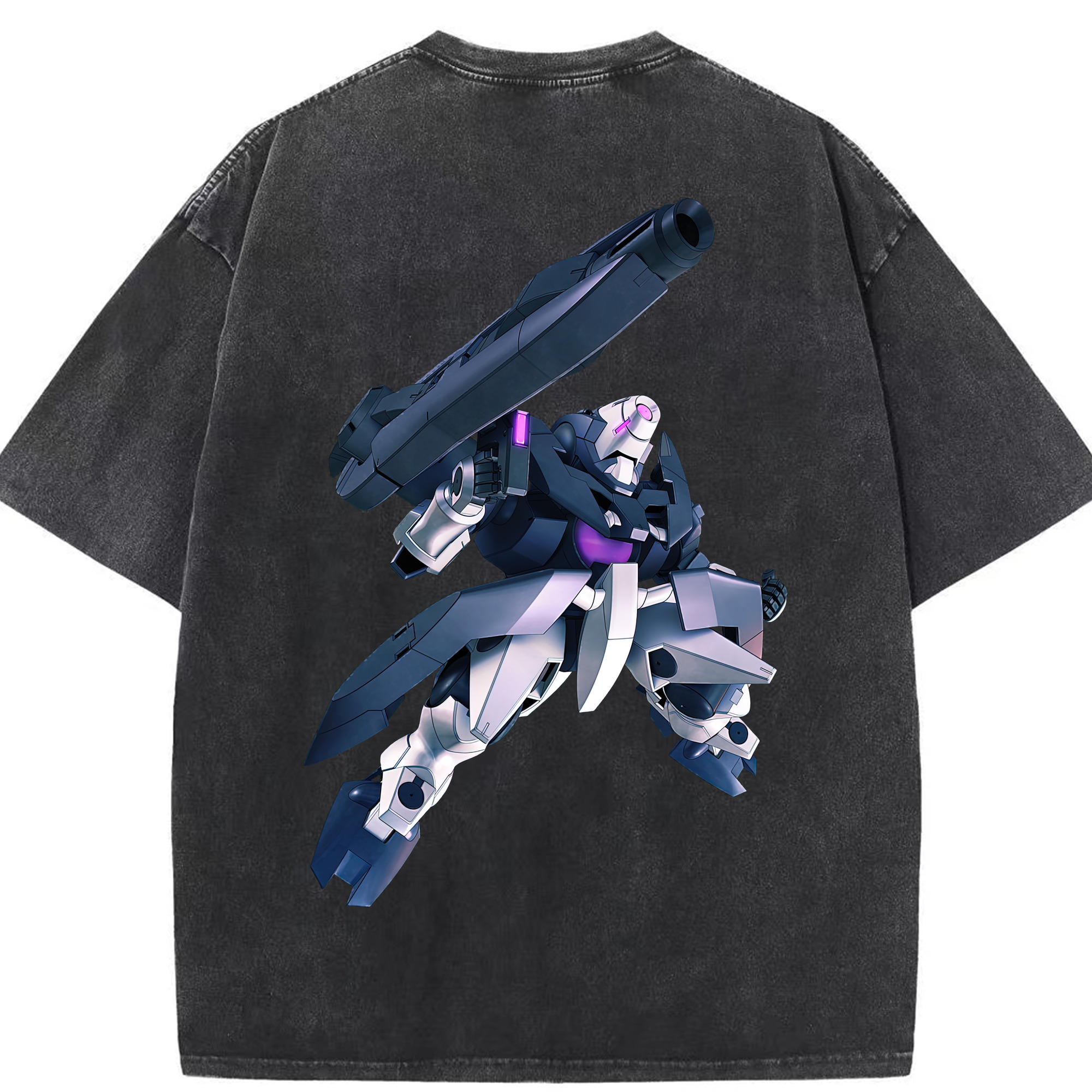 （画像用） 機動戦士ガンダム Mobile Suit Gundam 綿100% ヴィンテージ風 半袖Tシャツ（背面プリント）
