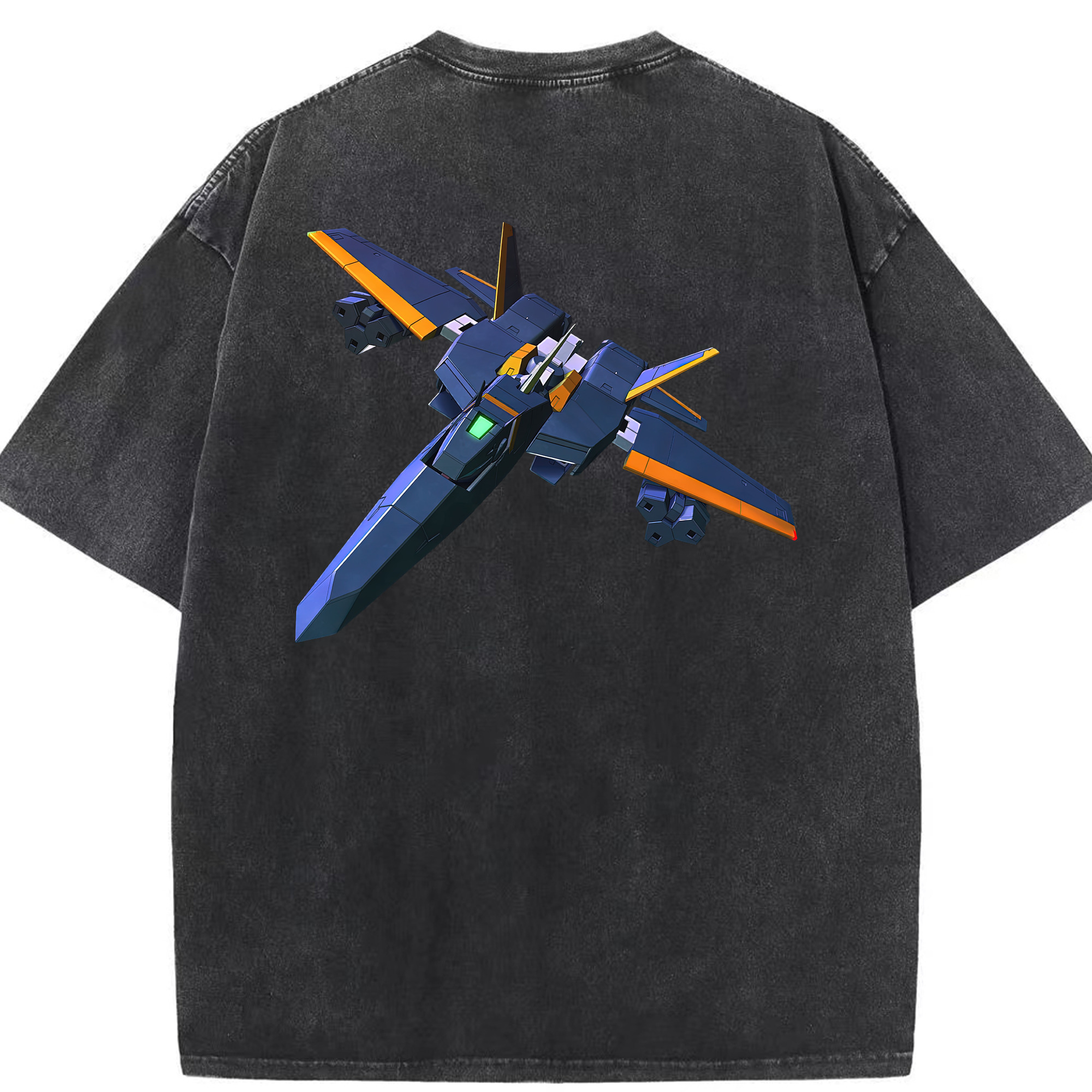 （画像用） 機動戦士ガンダム Mobile Suit Gundam 綿100% ヴィンテージ風 半袖Tシャツ（背面プリント）