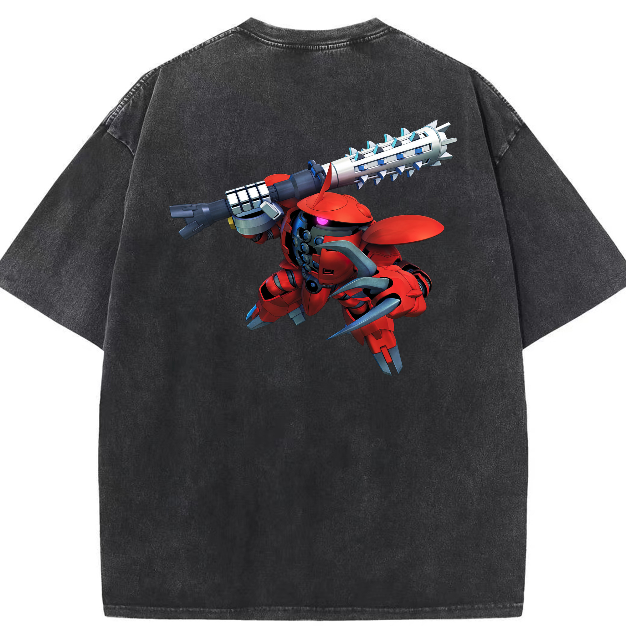 （画像用） 機動戦士ガンダム Mobile Suit Gundam 綿100% ヴィンテージ風 半袖Tシャツ（背面プリント）