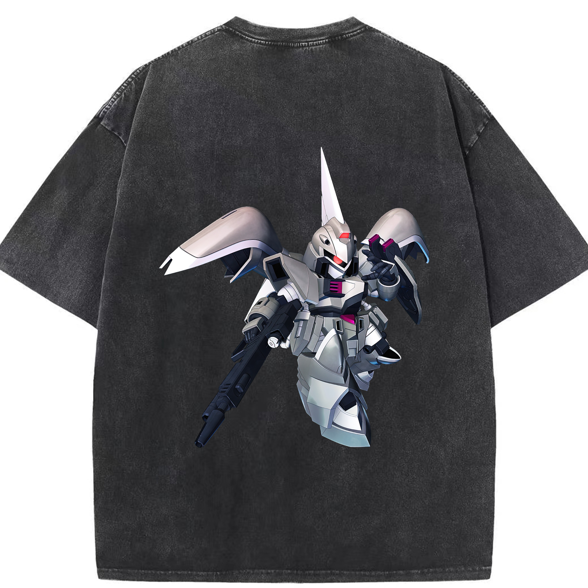 （画像用） 機動戦士ガンダム Mobile Suit Gundam 綿100% ヴィンテージ風 半袖Tシャツ（背面プリント）