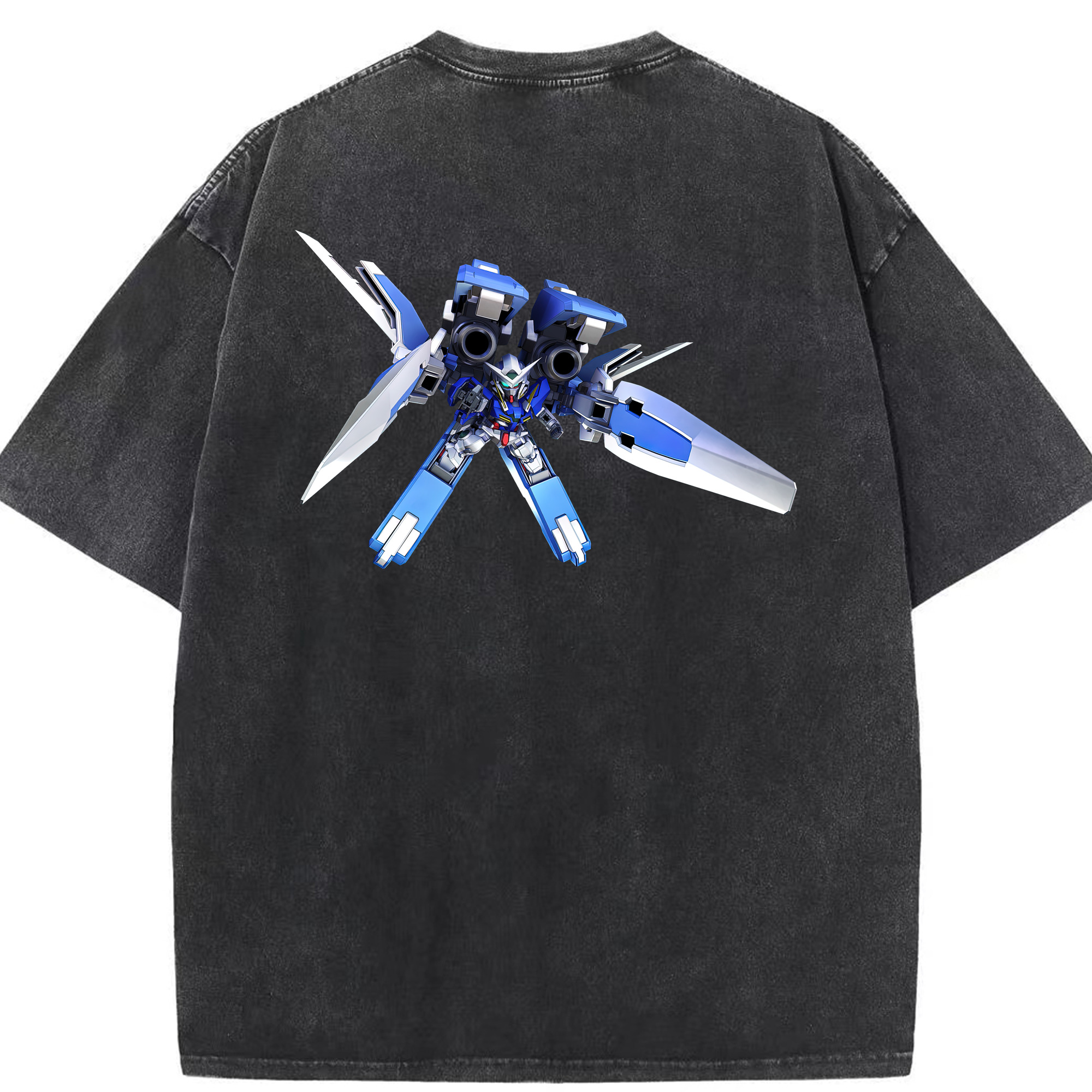 （画像用） 機動戦士ガンダム Mobile Suit Gundam 綿100% ヴィンテージ風 半袖Tシャツ（背面プリント）