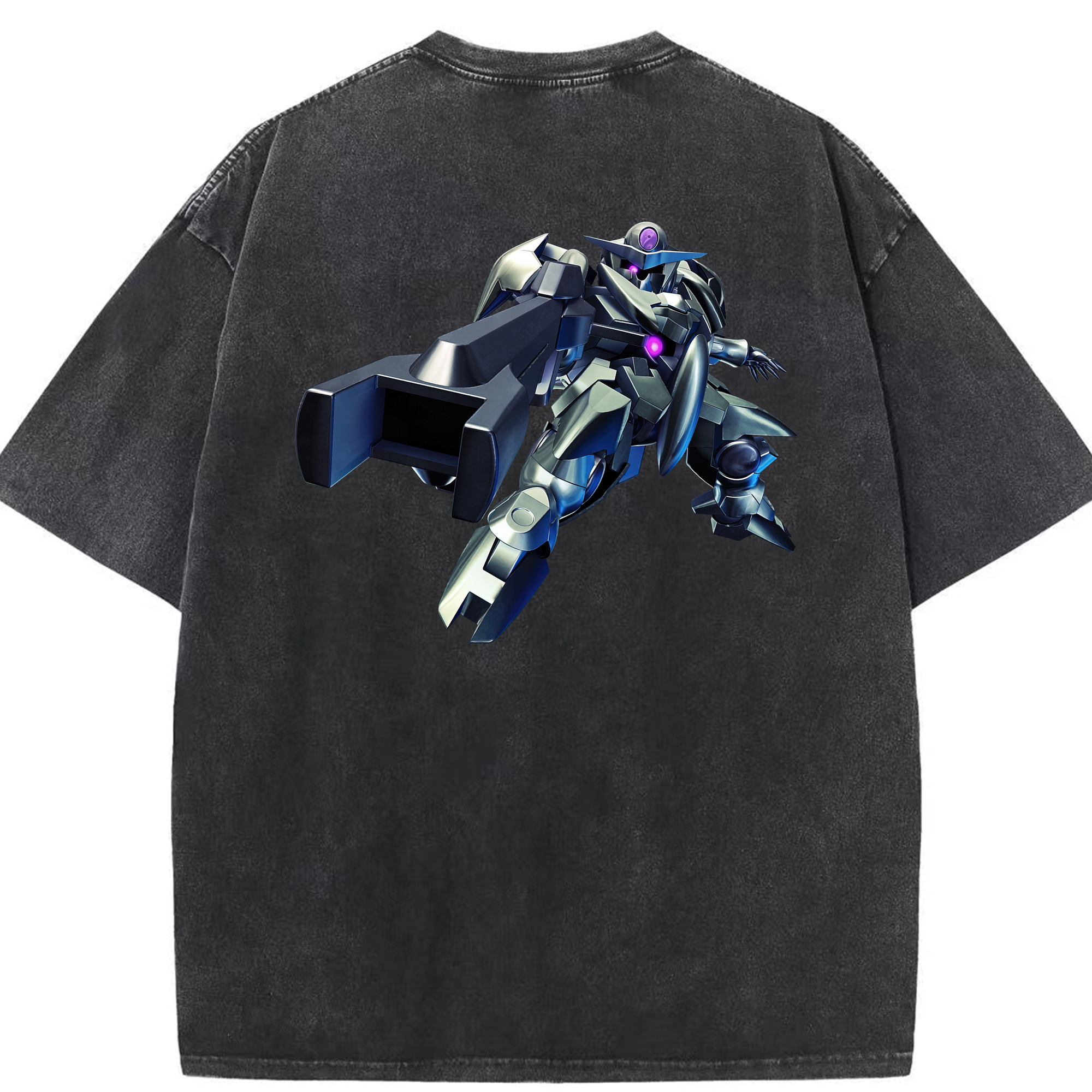 （画像用） 機動戦士ガンダム Mobile Suit Gundam 綿100% ヴィンテージ風 半袖Tシャツ（背面プリント）