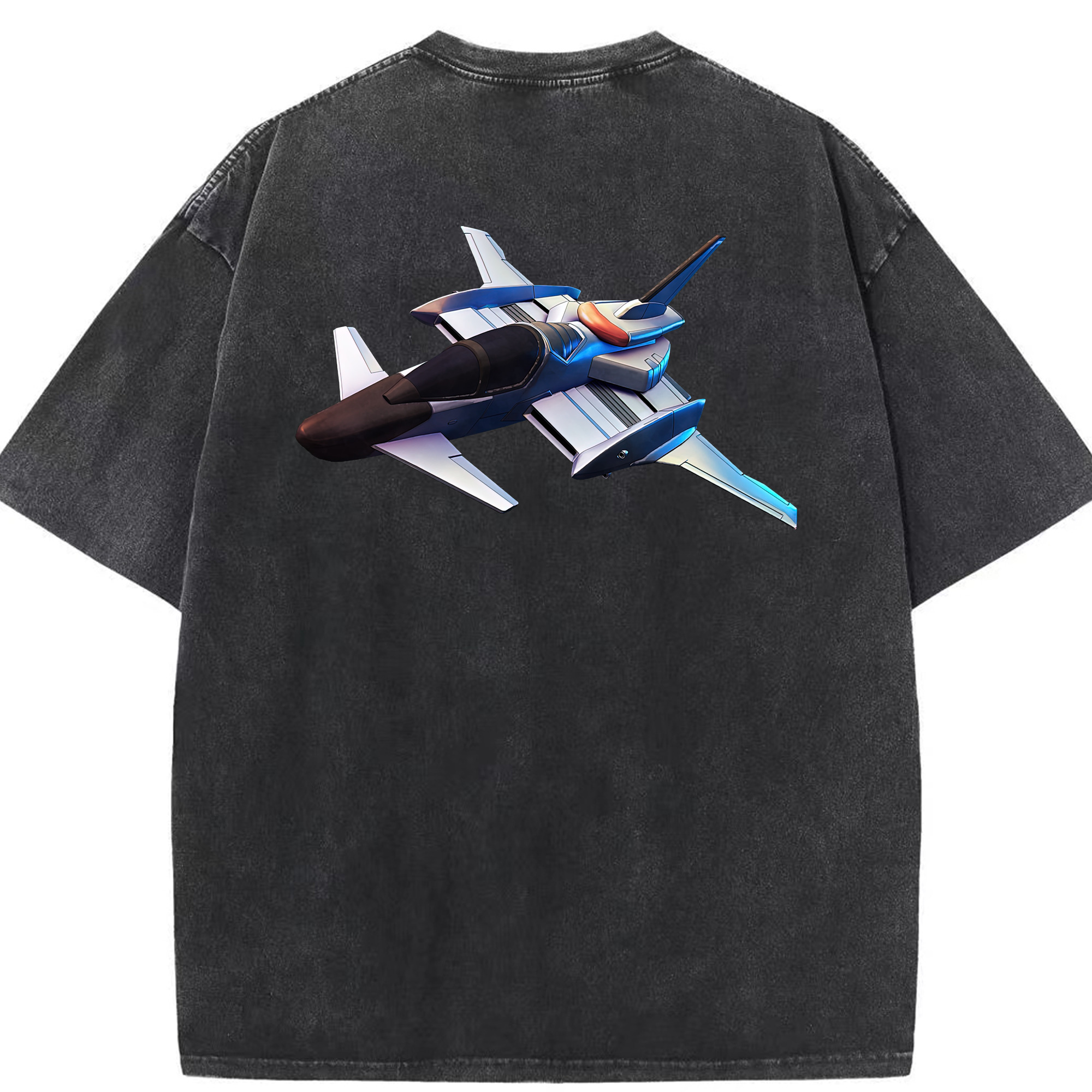 （画像用） 機動戦士ガンダム Mobile Suit Gundam 綿100% ヴィンテージ風 半袖Tシャツ（背面プリント）