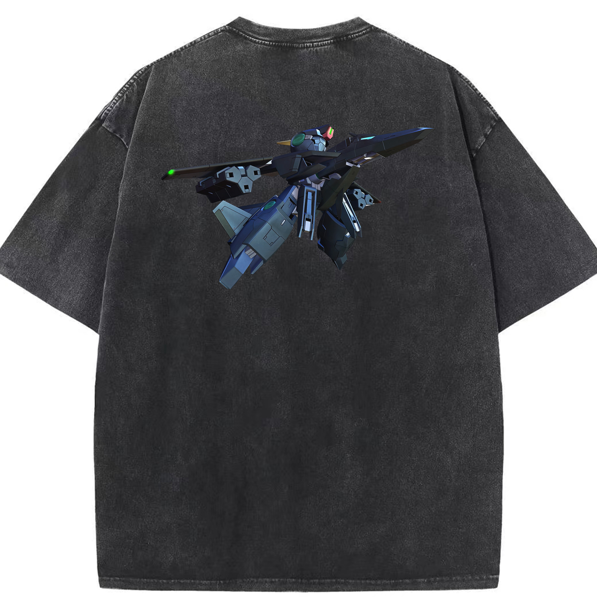 （画像用） 機動戦士ガンダム Mobile Suit Gundam 綿100% ヴィンテージ風 半袖Tシャツ（背面プリント）