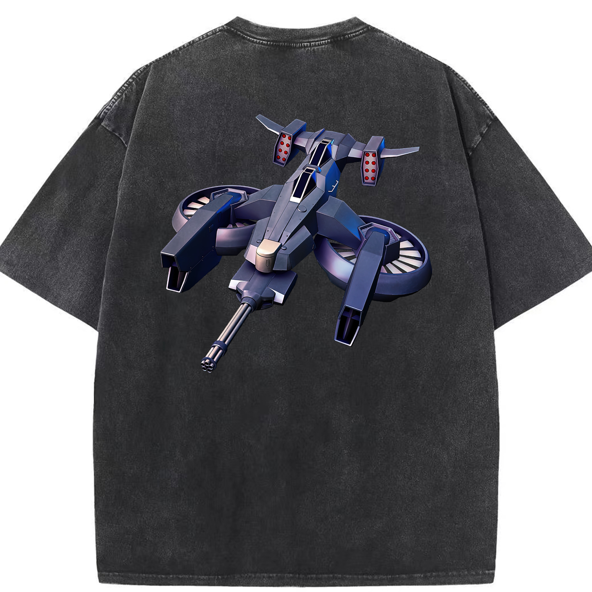 （画像用） 機動戦士ガンダム Mobile Suit Gundam 綿100% ヴィンテージ風 半袖Tシャツ（背面プリント）