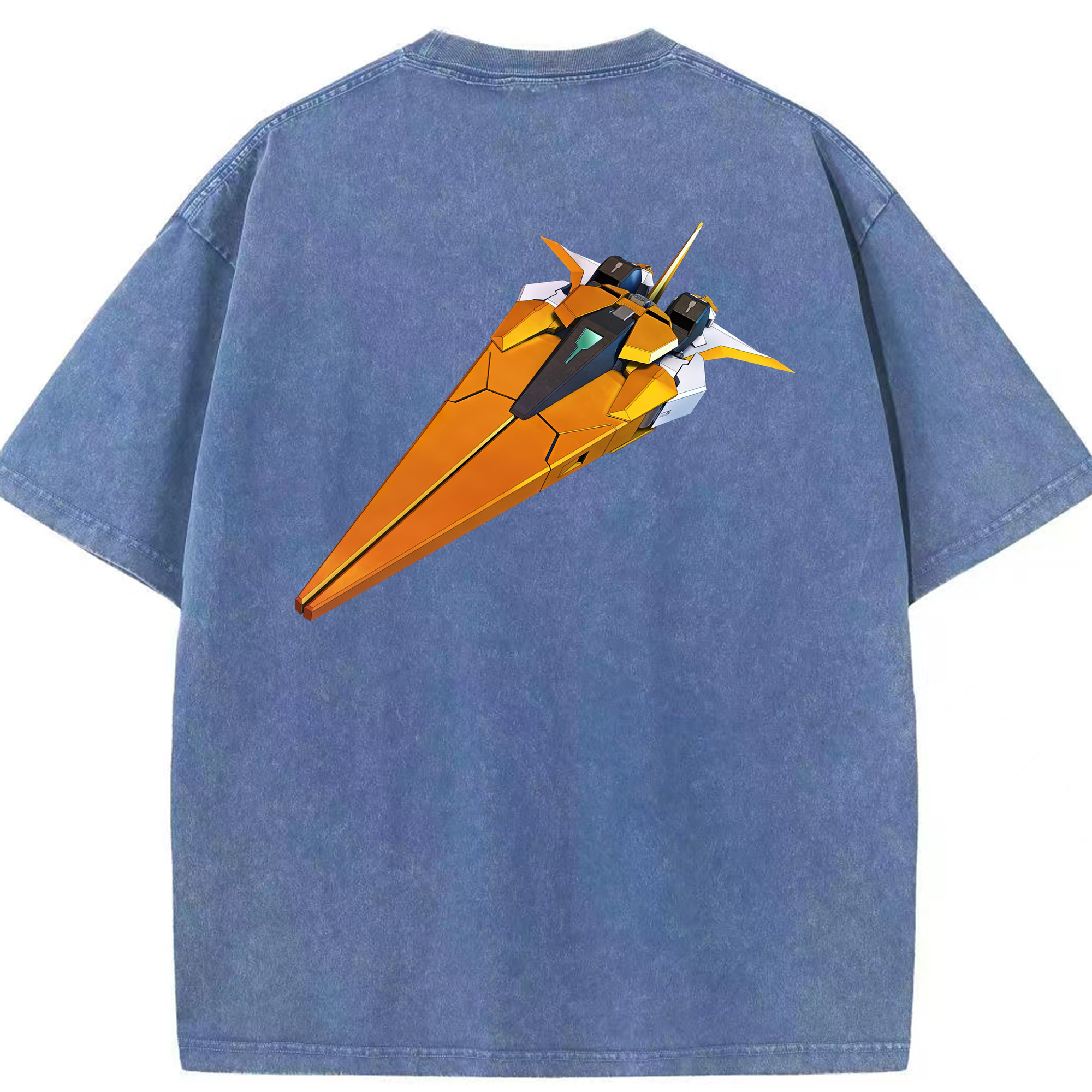 （画像用） 機動戦士ガンダム Mobile Suit Gundam 綿100% ヴィンテージ風 半袖Tシャツ（背面プリント）