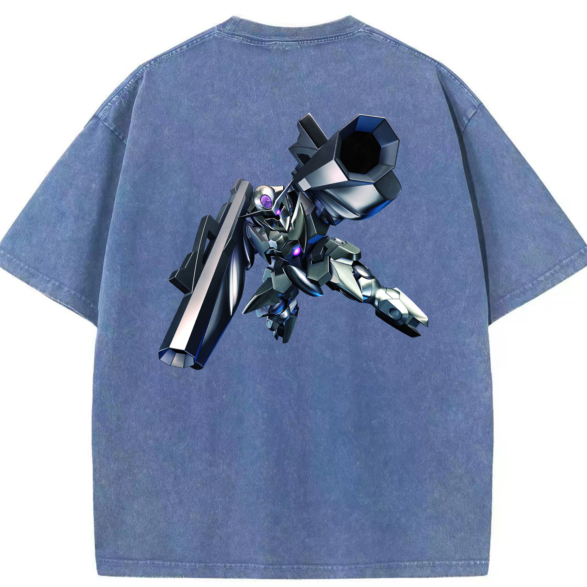 （画像用） 機動戦士ガンダム Mobile Suit Gundam 綿100% ヴィンテージ風 半袖Tシャツ（背面プリント）