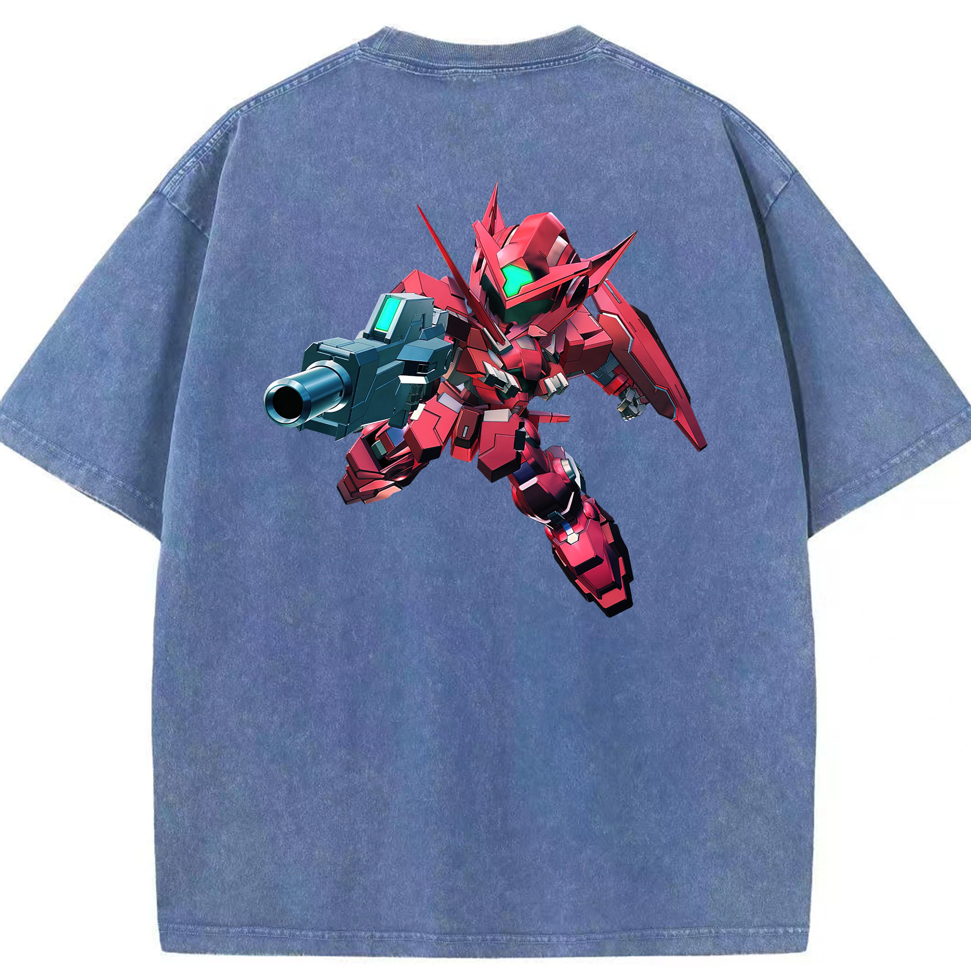 （画像用） 機動戦士ガンダム Mobile Suit Gundam 綿100% ヴィンテージ風 半袖Tシャツ（背面プリント）