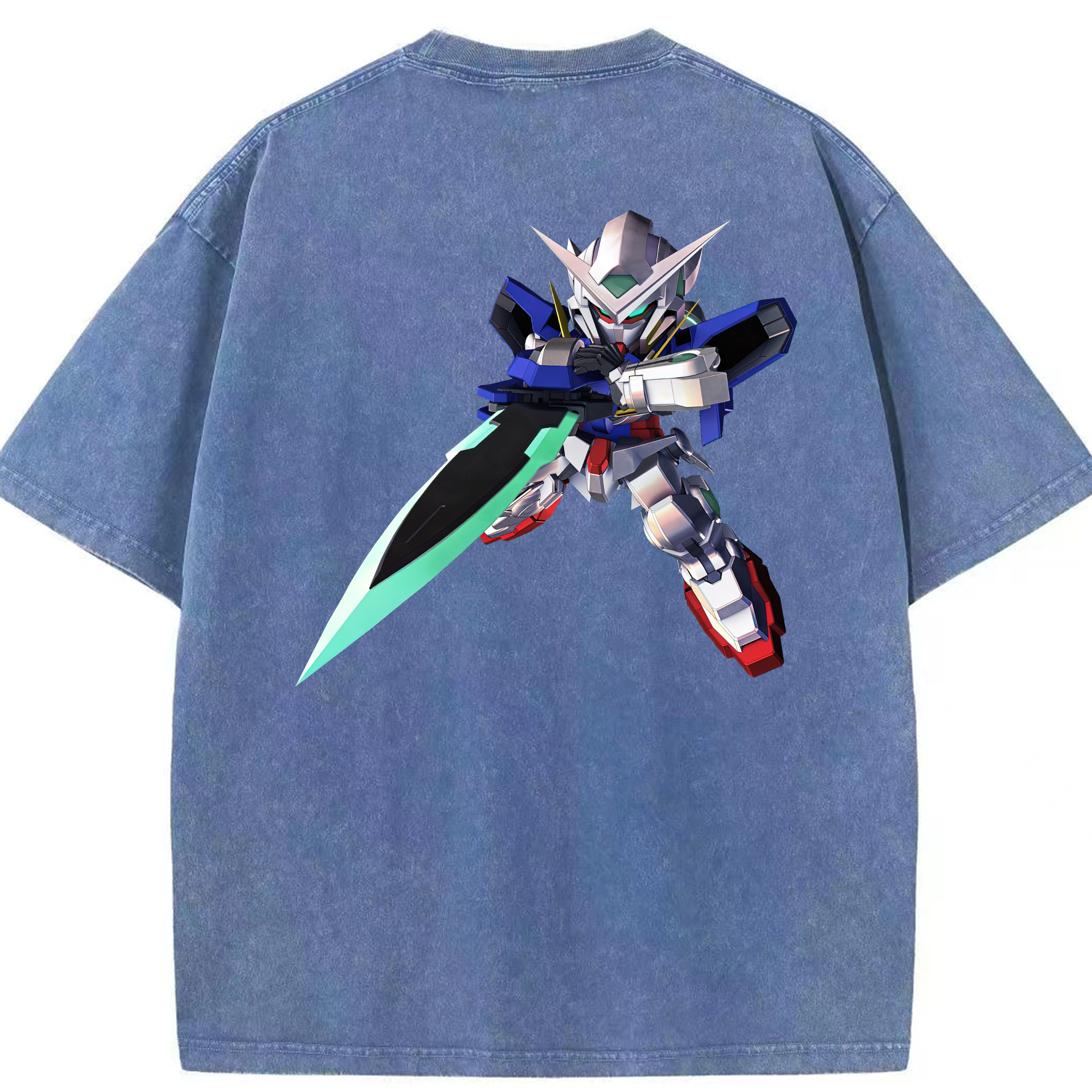 （画像用） 機動戦士ガンダム Mobile Suit Gundam 綿100% ヴィンテージ風 半袖Tシャツ（背面プリント）