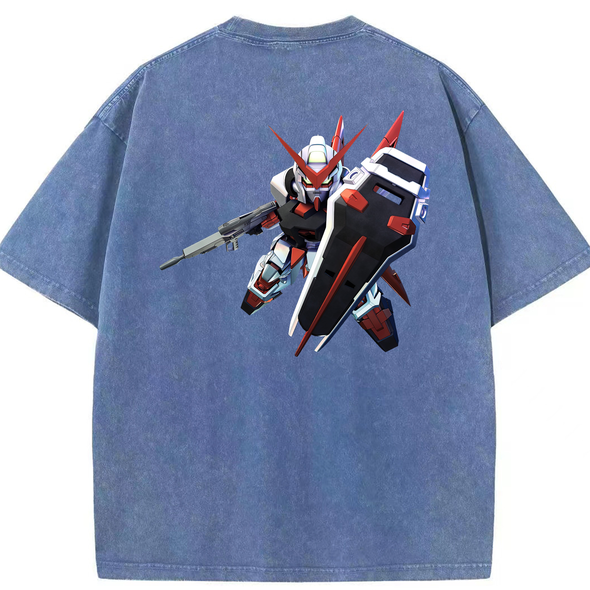（画像用） 機動戦士ガンダム Mobile Suit Gundam 綿100% ヴィンテージ風 半袖Tシャツ（背面プリント）