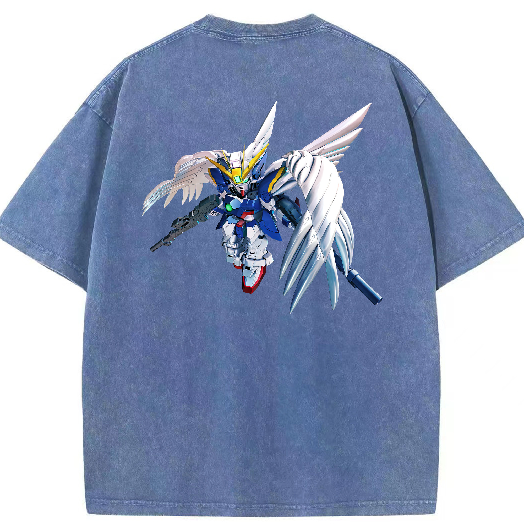 （画像用） 機動戦士ガンダム Mobile Suit Gundam 綿100% ヴィンテージ風 半袖Tシャツ（背面プリント）