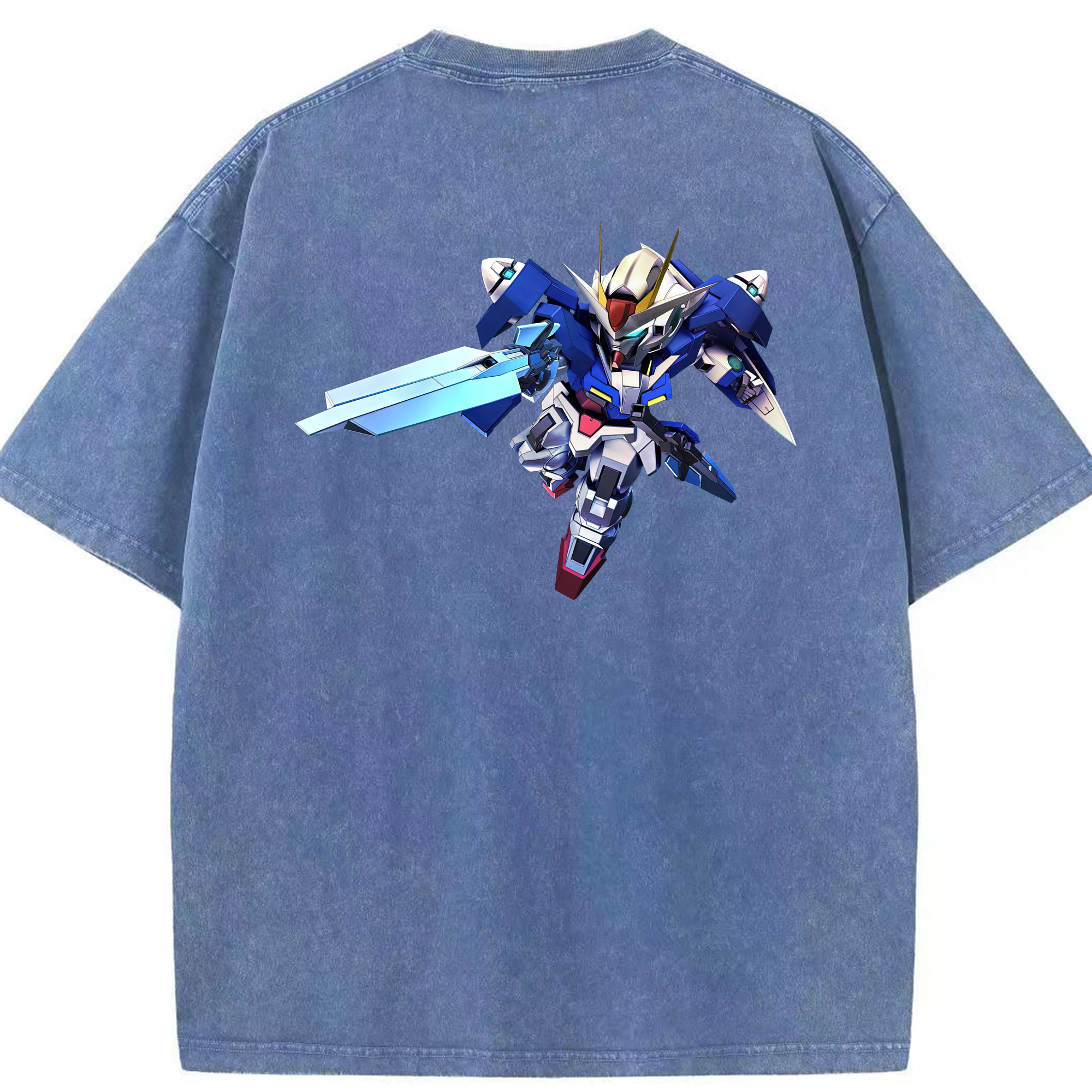 （画像用） 機動戦士ガンダム Mobile Suit Gundam 綿100% ヴィンテージ風 半袖Tシャツ（背面プリント）