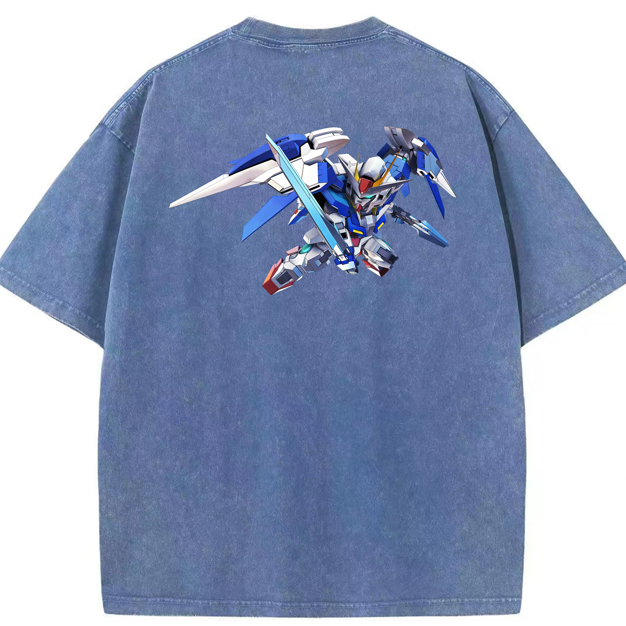 （画像用） 機動戦士ガンダム Mobile Suit Gundam 綿100% ヴィンテージ風 半袖Tシャツ（背面プリント）