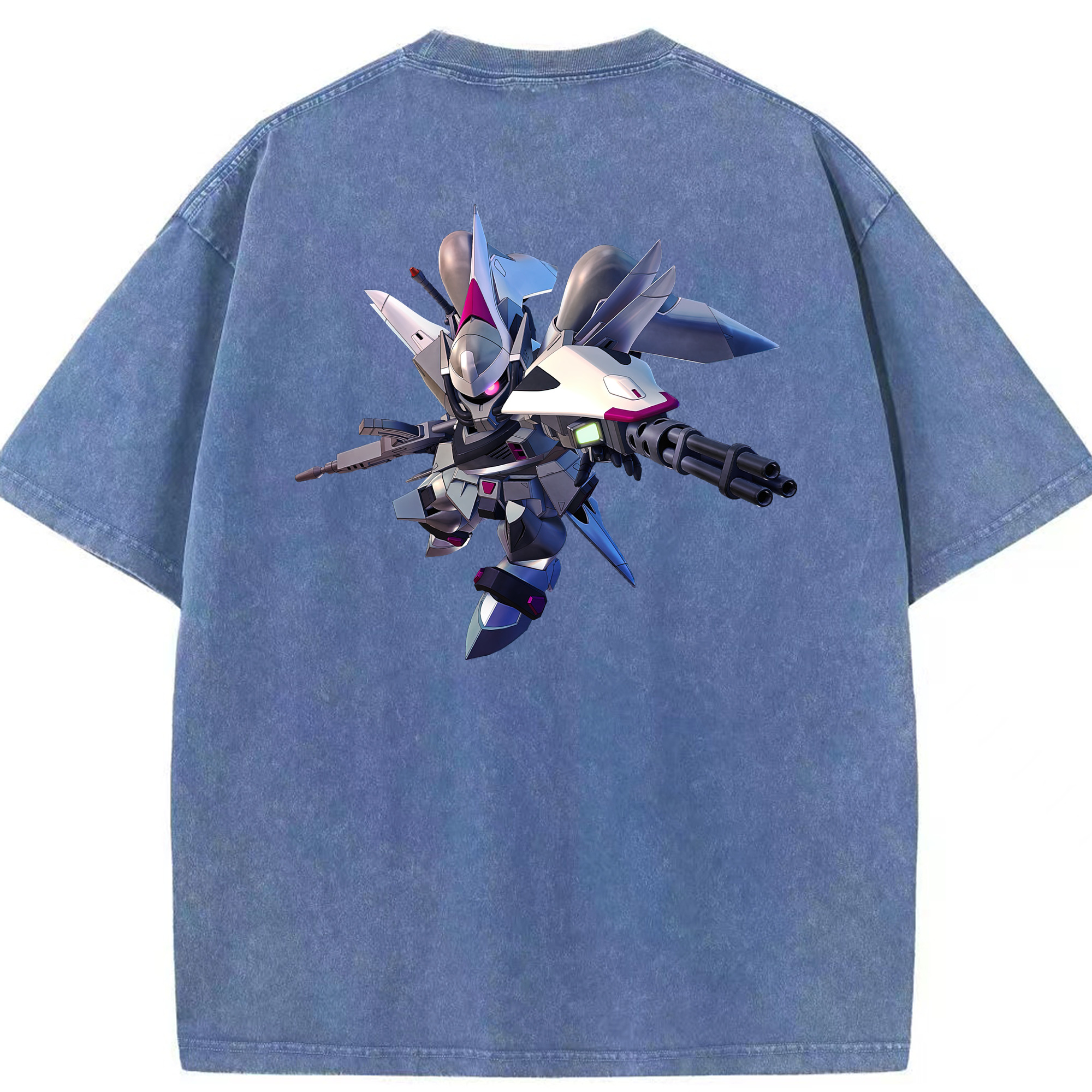 （画像用） 機動戦士ガンダム Mobile Suit Gundam 綿100% ヴィンテージ風 半袖Tシャツ（背面プリント）