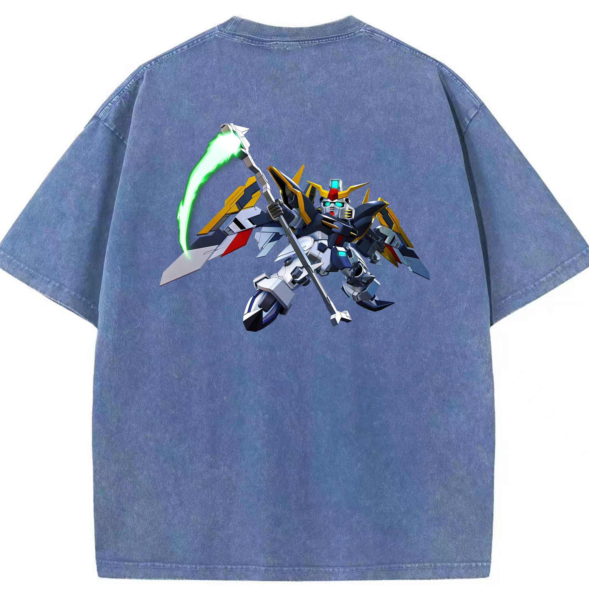 （画像用） 機動戦士ガンダム Mobile Suit Gundam 綿100% ヴィンテージ風 半袖Tシャツ（背面プリント）