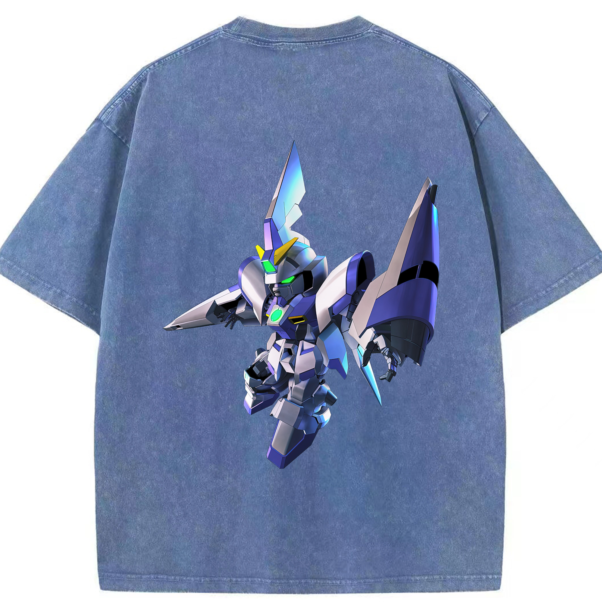（画像用） 機動戦士ガンダム Mobile Suit Gundam 綿100% ヴィンテージ風 半袖Tシャツ（背面プリント）