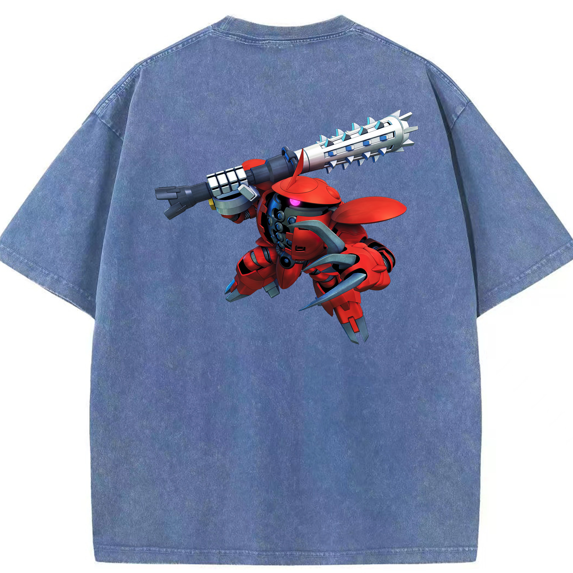 （画像用） 機動戦士ガンダム Mobile Suit Gundam 綿100% ヴィンテージ風 半袖Tシャツ（背面プリント）