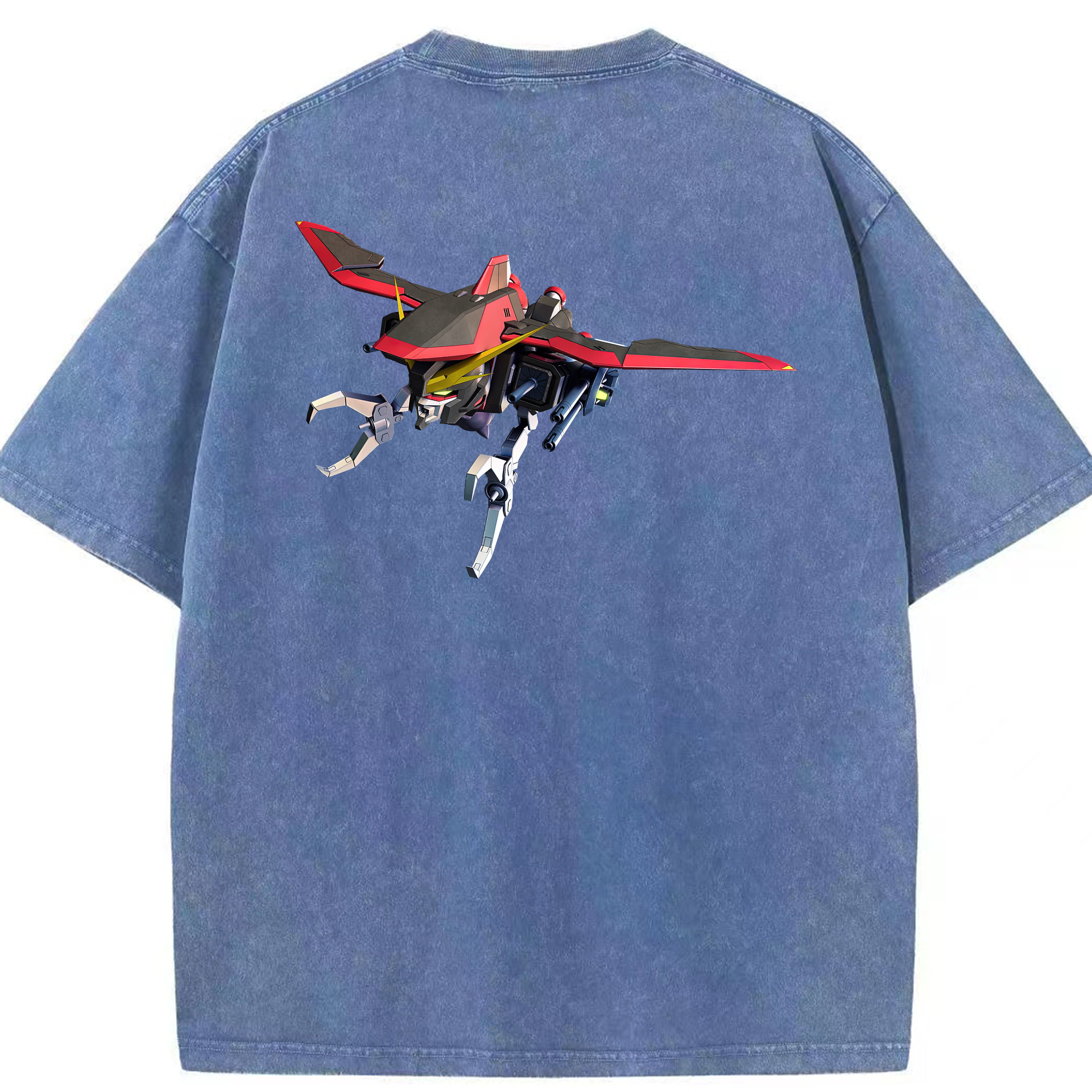 （画像用） 機動戦士ガンダム Mobile Suit Gundam 綿100% ヴィンテージ風 半袖Tシャツ（背面プリント）