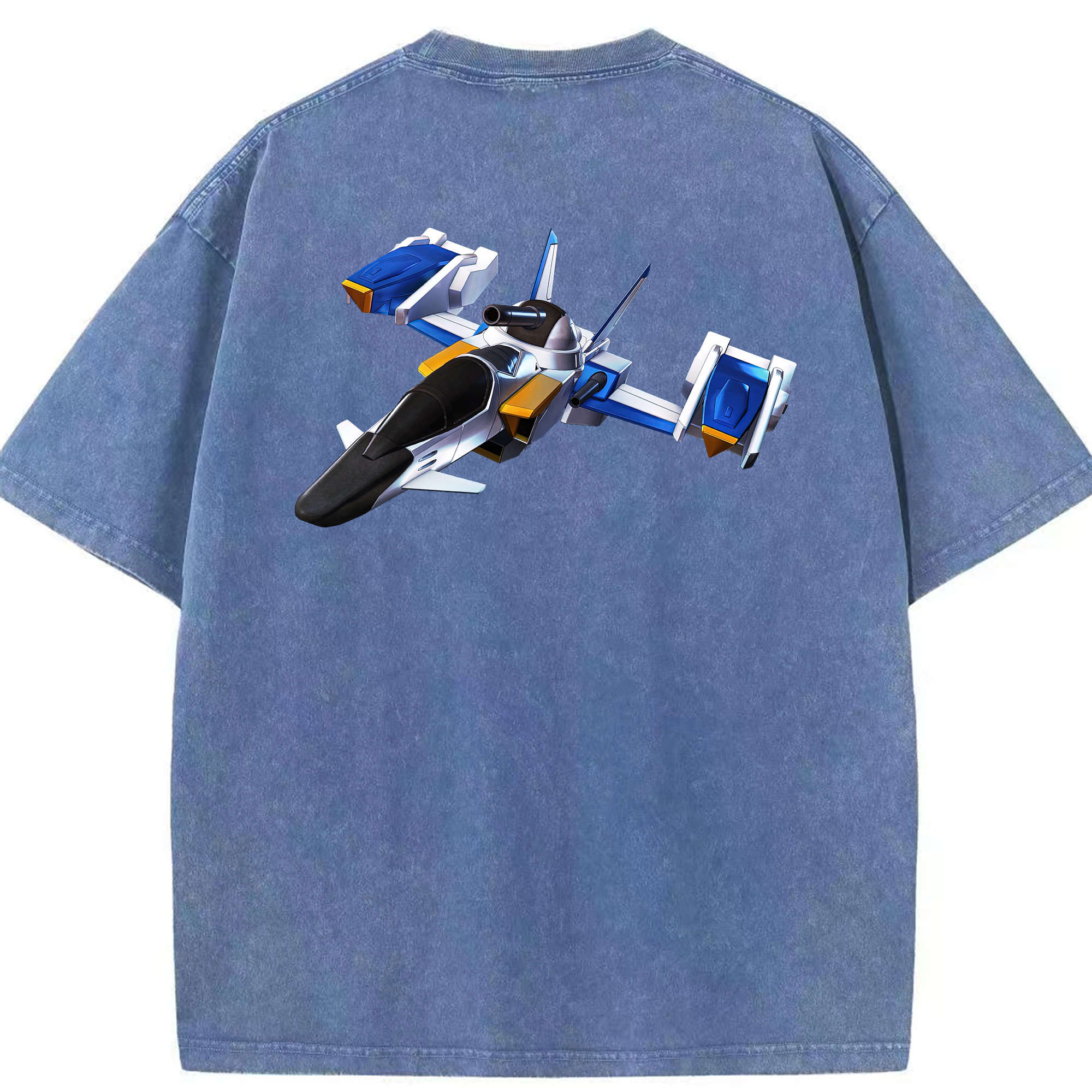 （画像用） 機動戦士ガンダム Mobile Suit Gundam 綿100% ヴィンテージ風 半袖Tシャツ（背面プリント）