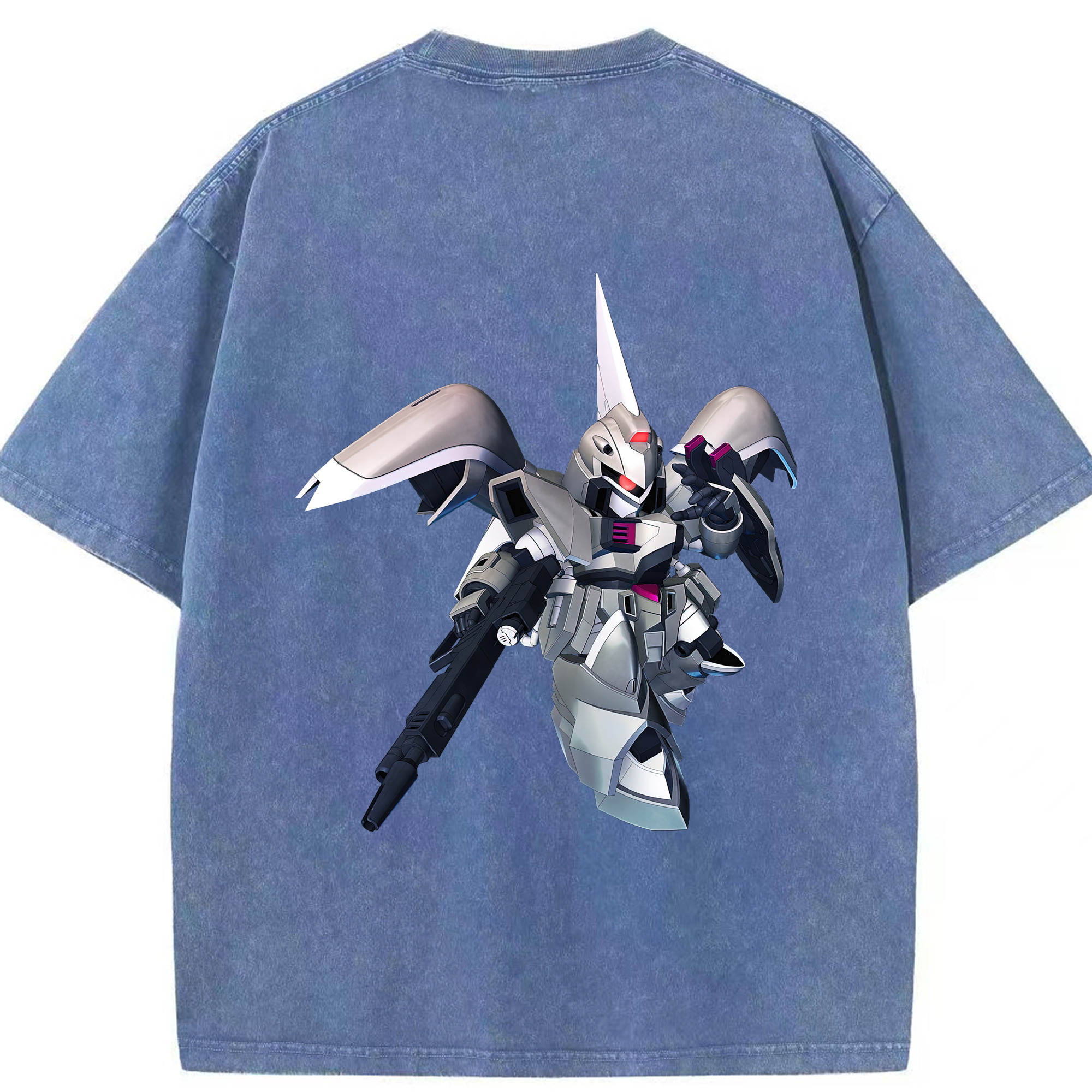 （画像用） 機動戦士ガンダム Mobile Suit Gundam 綿100% ヴィンテージ風 半袖Tシャツ（背面プリント）