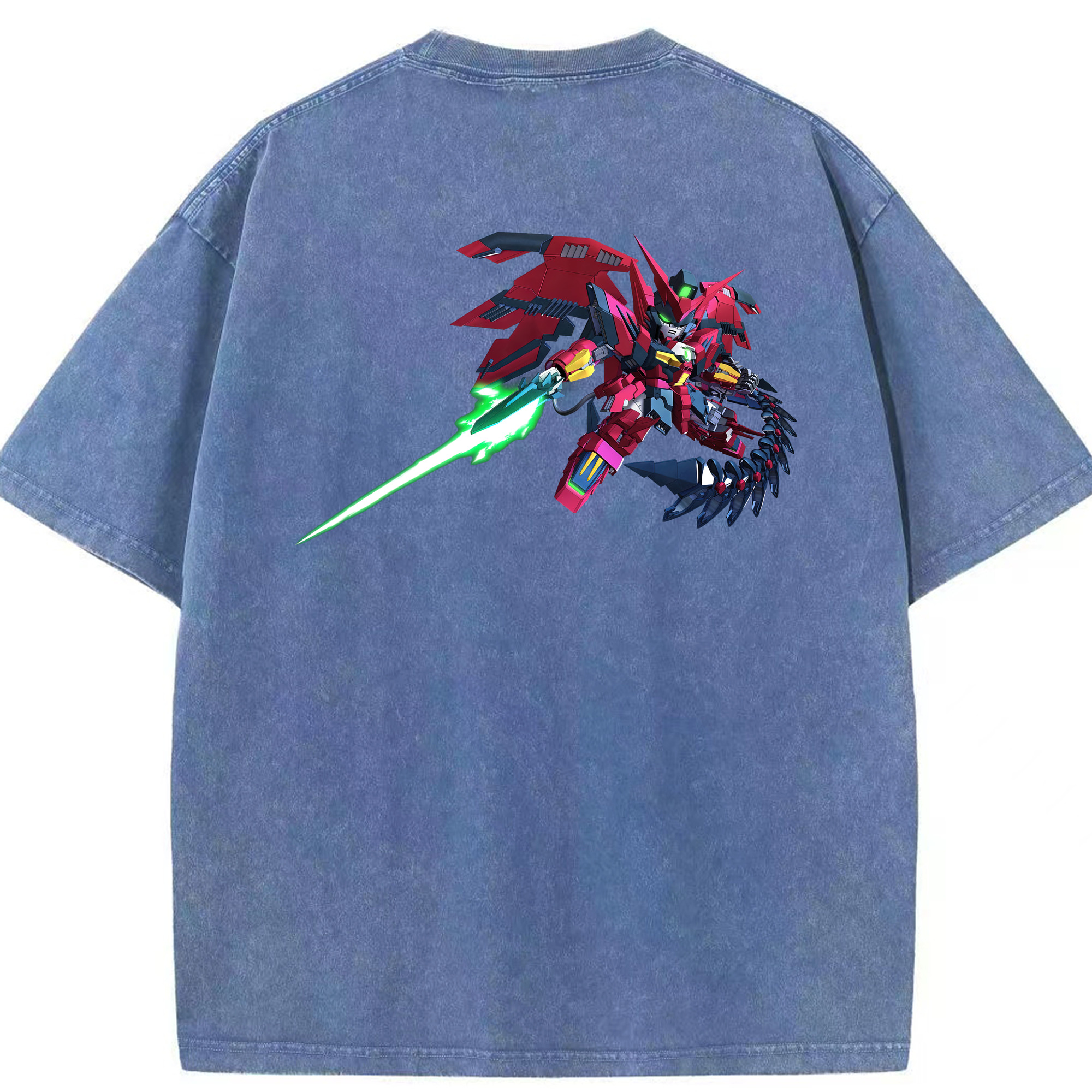 （画像用） 機動戦士ガンダム Mobile Suit Gundam 綿100% ヴィンテージ風 半袖Tシャツ（背面プリント）