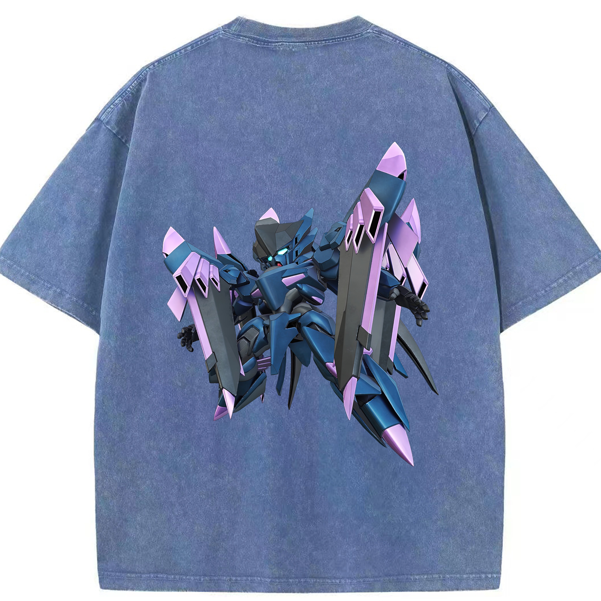 （画像用） 機動戦士ガンダム Mobile Suit Gundam 綿100% ヴィンテージ風 半袖Tシャツ（背面プリント）