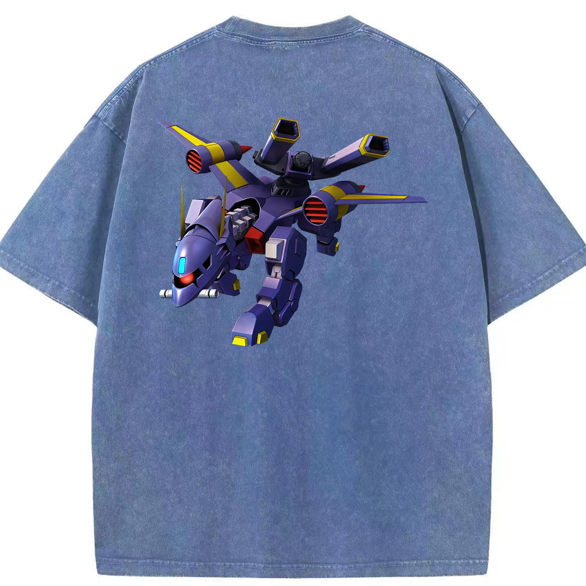 （画像用） 機動戦士ガンダム Mobile Suit Gundam 綿100% ヴィンテージ風 半袖Tシャツ（背面プリント）