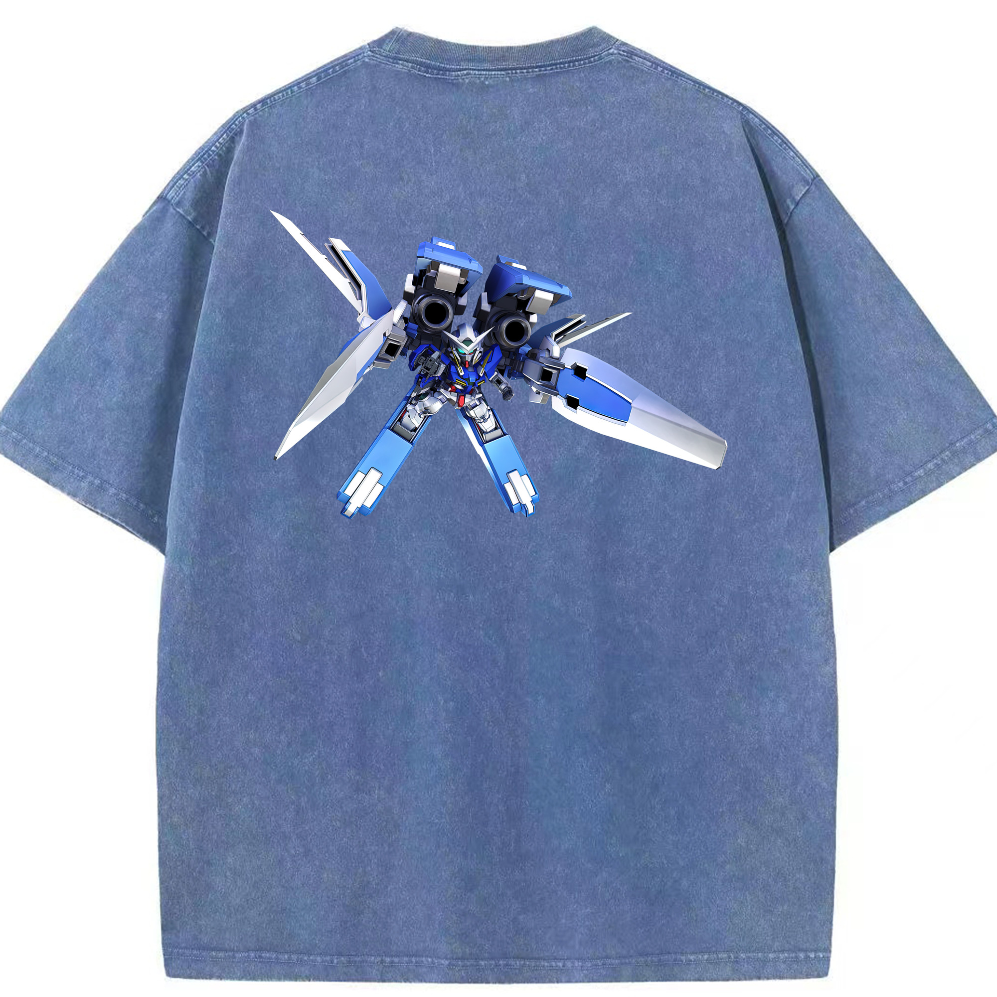 （画像用） 機動戦士ガンダム Mobile Suit Gundam 綿100% ヴィンテージ風 半袖Tシャツ（背面プリント）