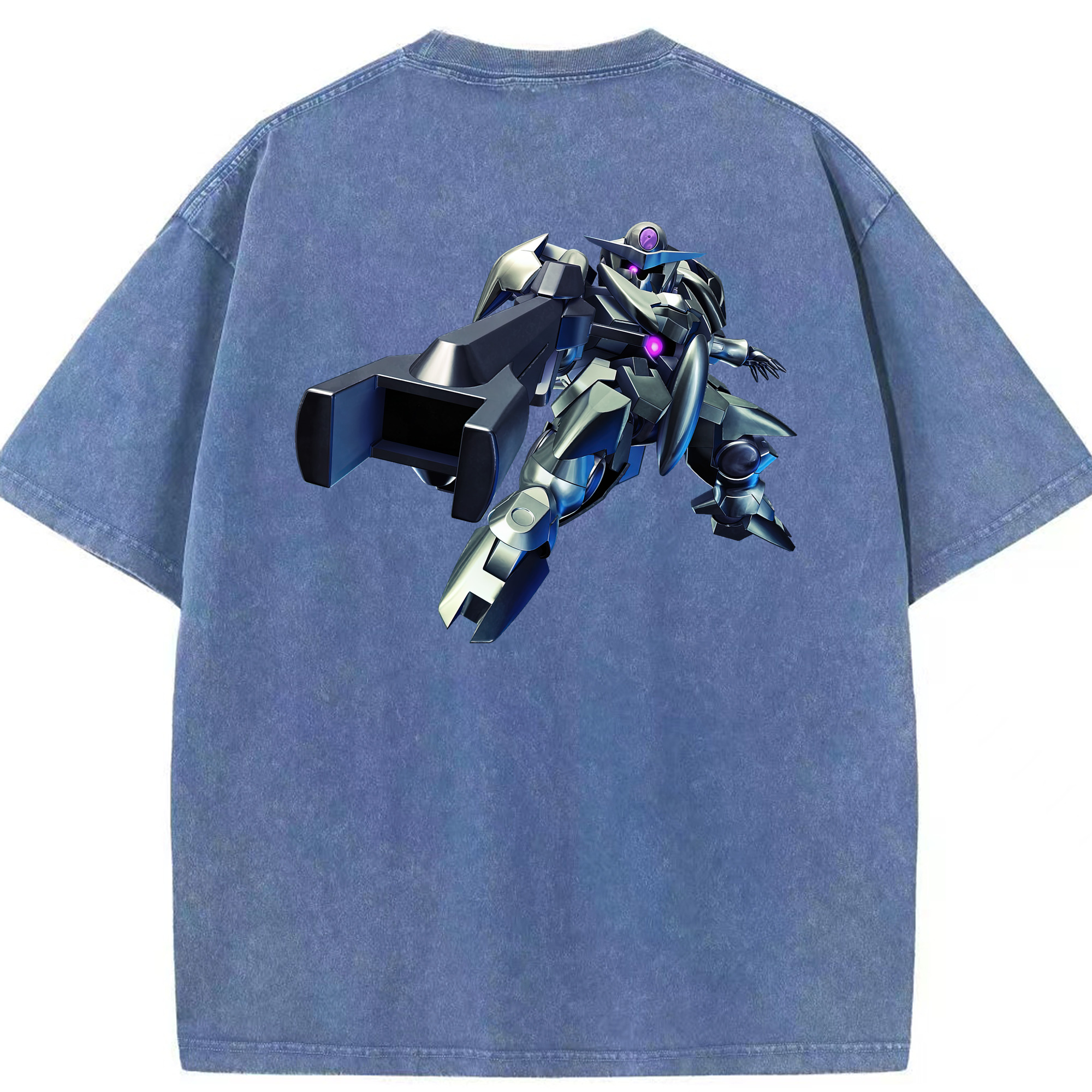 （画像用） 機動戦士ガンダム Mobile Suit Gundam 綿100% ヴィンテージ風 半袖Tシャツ（背面プリント）