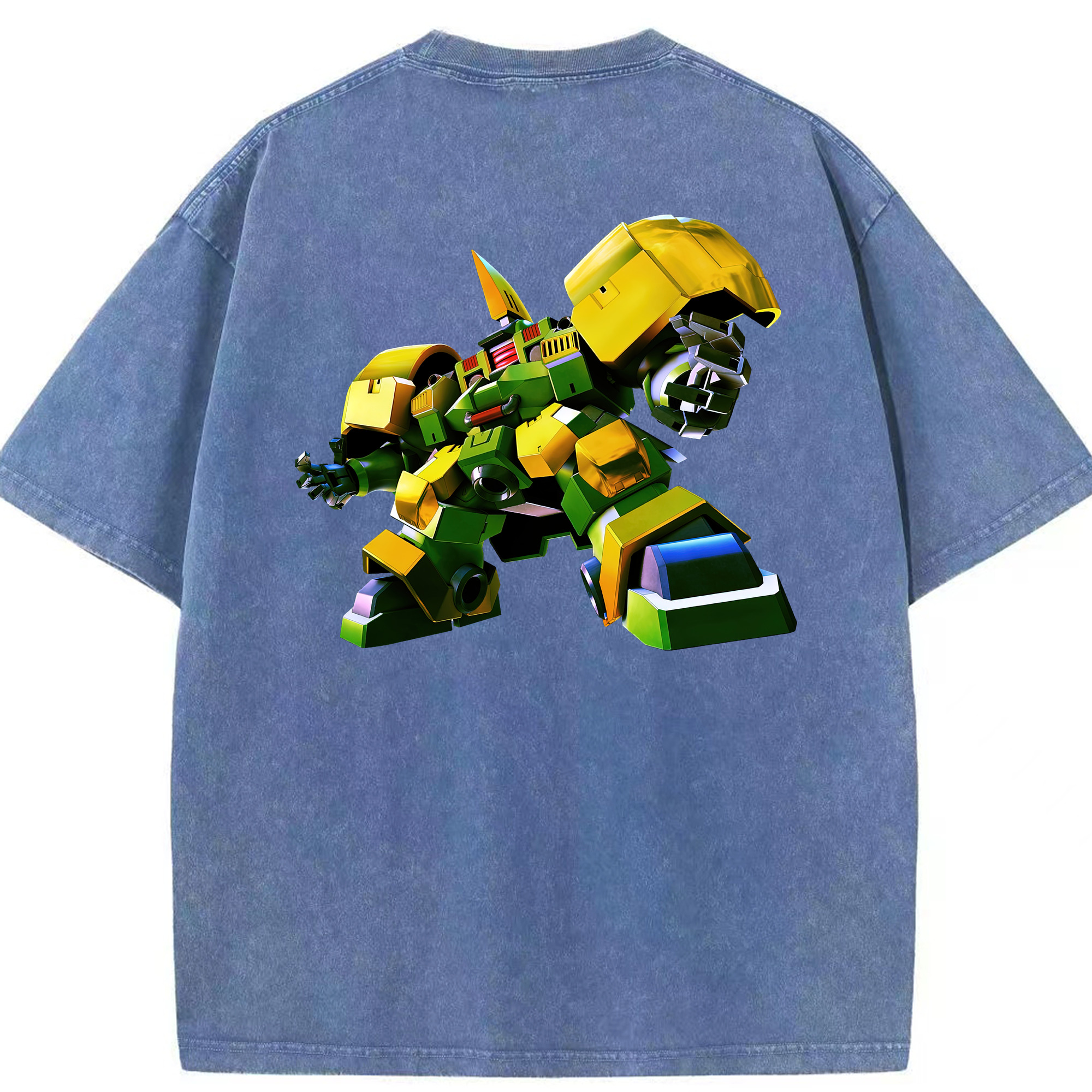 （画像用） 機動戦士ガンダム Mobile Suit Gundam 綿100% ヴィンテージ風 半袖Tシャツ（背面プリント）