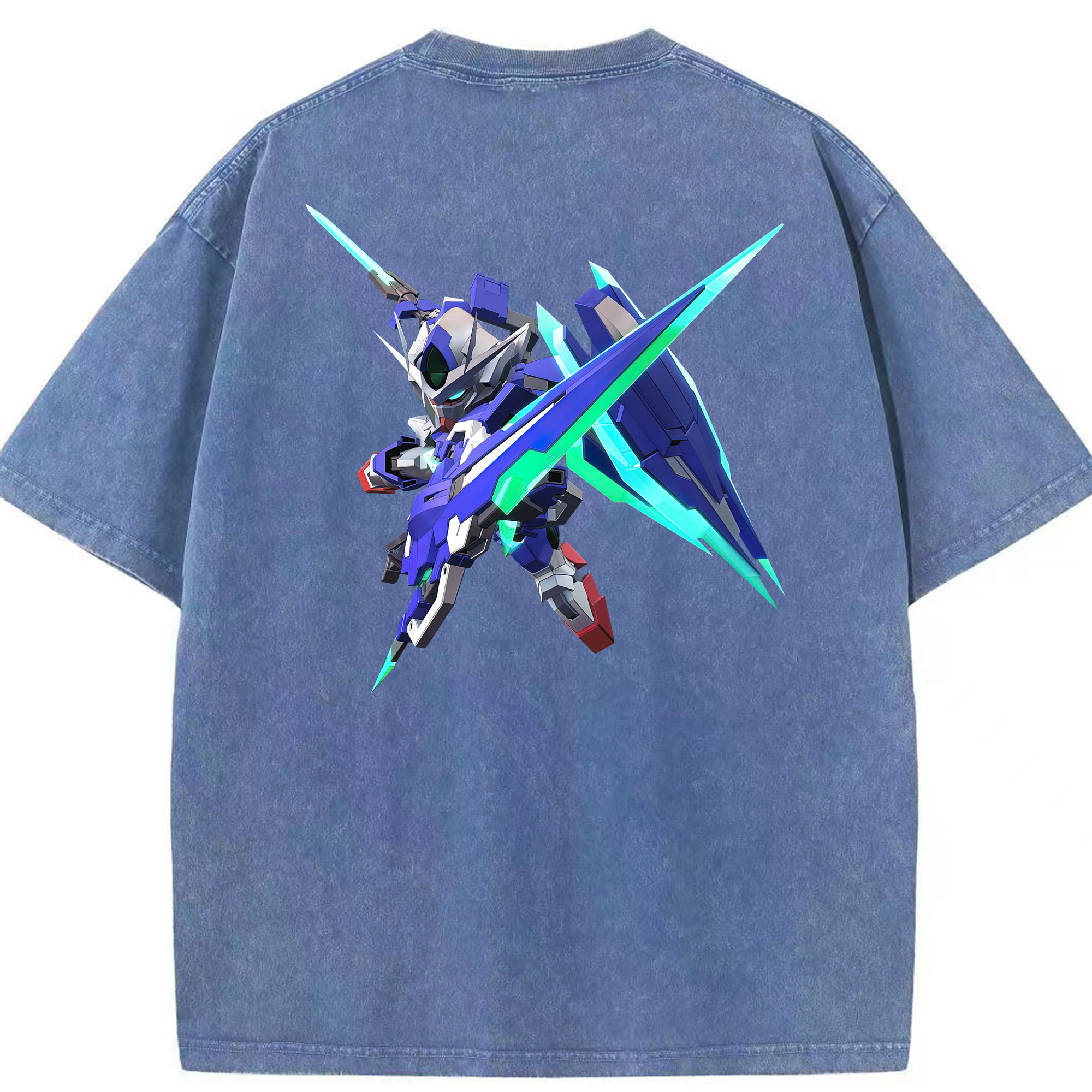 （画像用） 機動戦士ガンダム Mobile Suit Gundam 綿100% ヴィンテージ風 半袖Tシャツ（背面プリント）