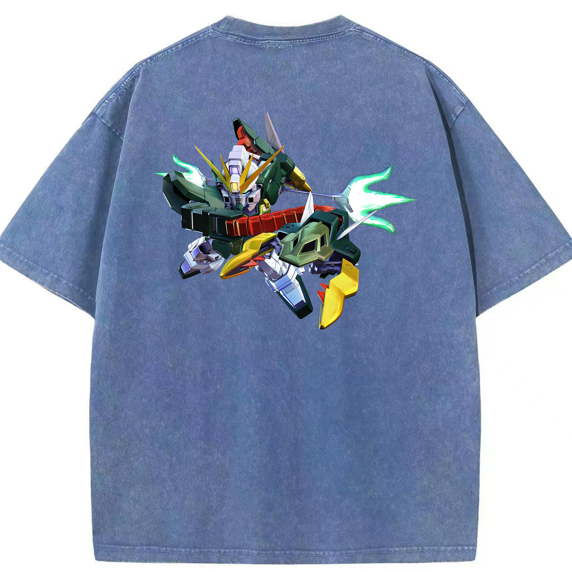 （画像用） 機動戦士ガンダム Mobile Suit Gundam 綿100% ヴィンテージ風 半袖Tシャツ（背面プリント）