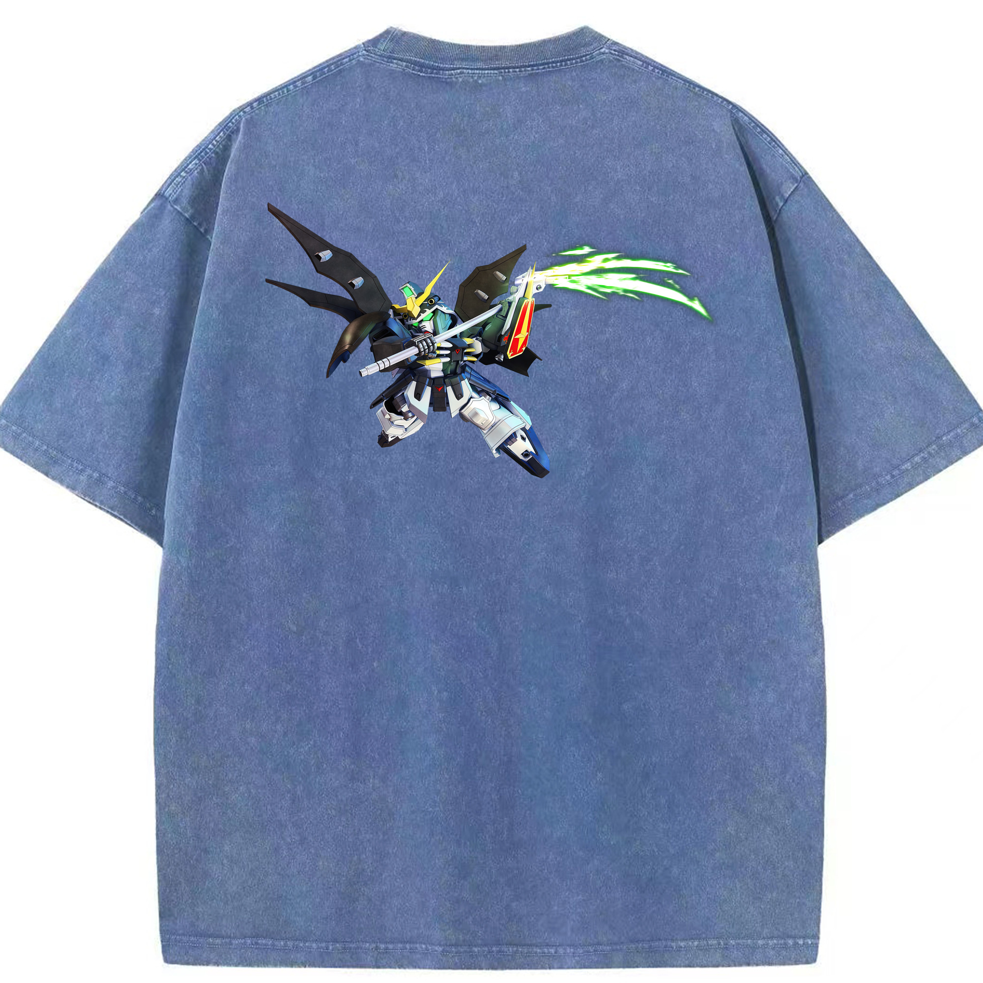 （画像用） 機動戦士ガンダム Mobile Suit Gundam 綿100% ヴィンテージ風 半袖Tシャツ（背面プリント）
