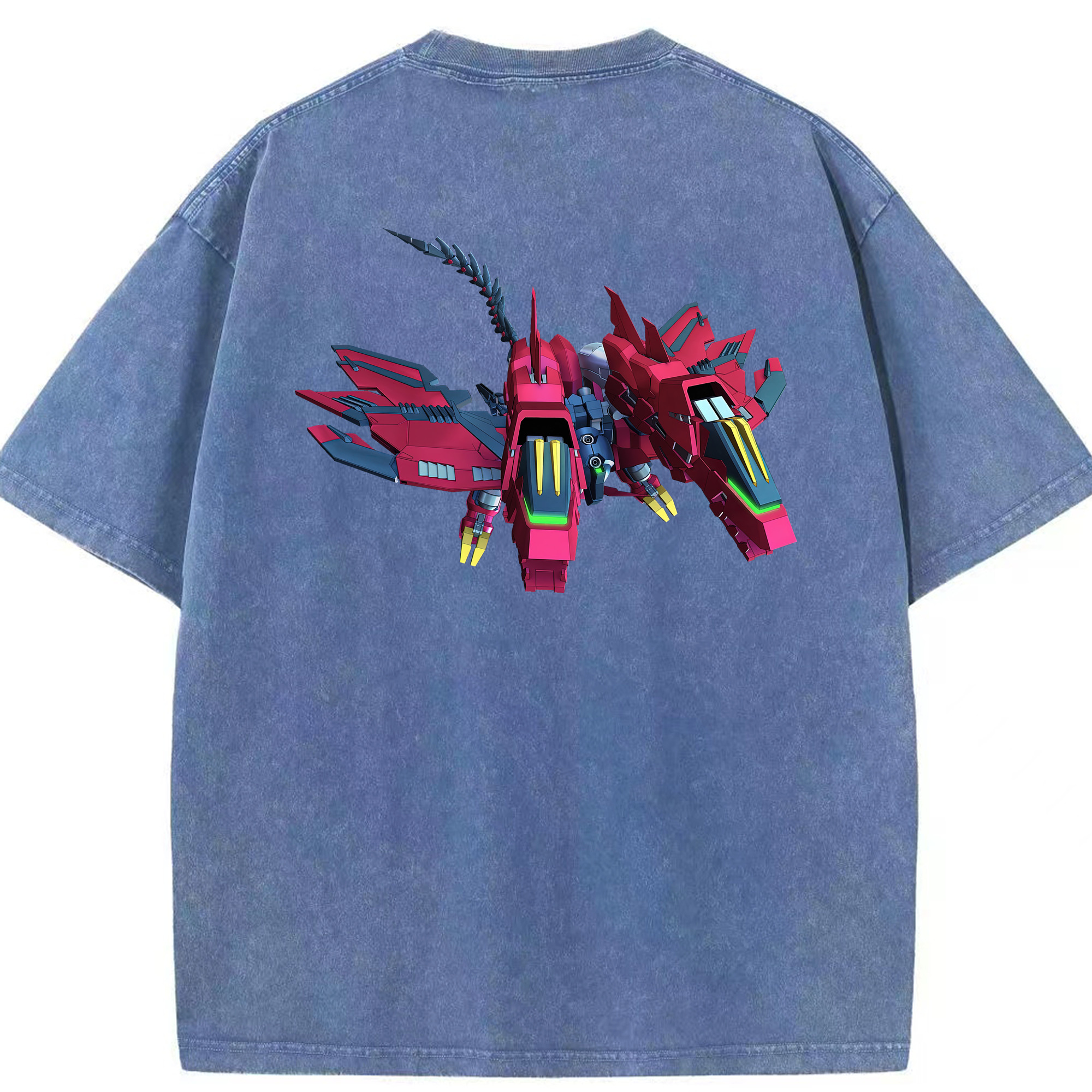 （画像用） 機動戦士ガンダム Mobile Suit Gundam 綿100% ヴィンテージ風 半袖Tシャツ（背面プリント）