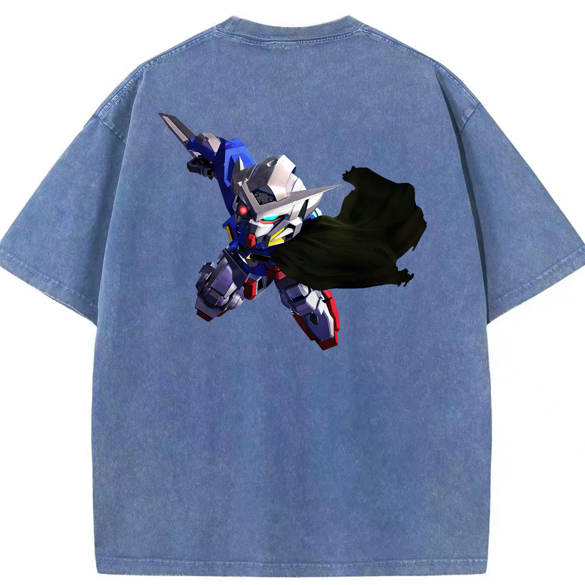 （画像用） 機動戦士ガンダム Mobile Suit Gundam 綿100% ヴィンテージ風 半袖Tシャツ（背面プリント）