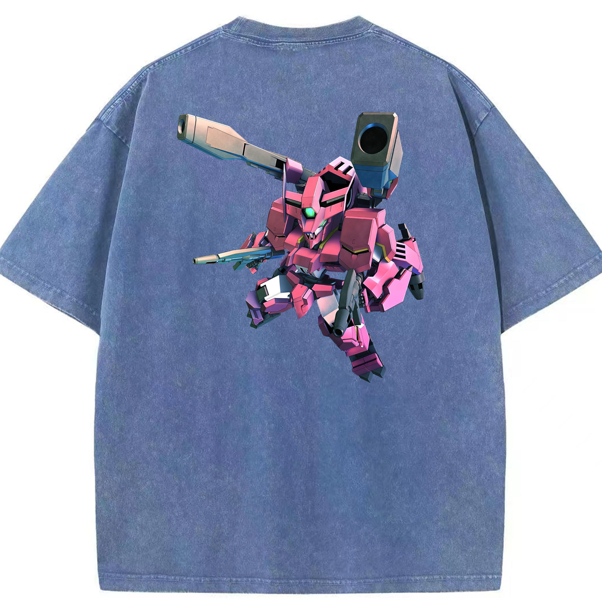 （画像用） 機動戦士ガンダム Mobile Suit Gundam 綿100% ヴィンテージ風 半袖Tシャツ（背面プリント）