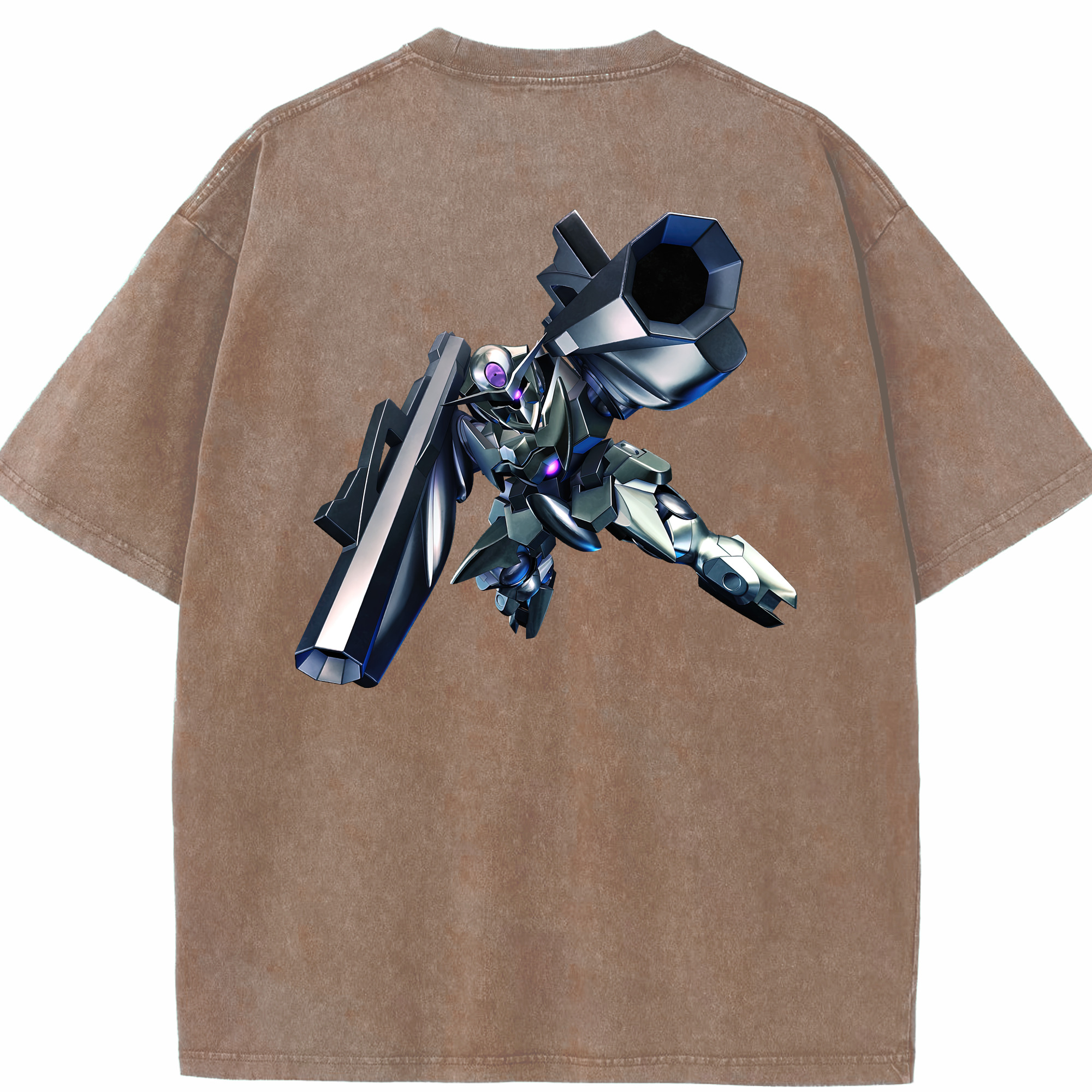 （画像用） 機動戦士ガンダム Mobile Suit Gundam 綿100% ヴィンテージ風 半袖Tシャツ（背面プリント）