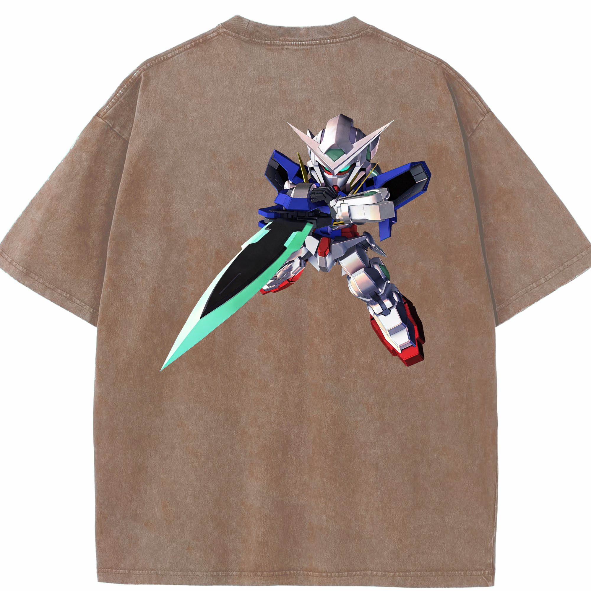 （画像用） 機動戦士ガンダム Mobile Suit Gundam 綿100% ヴィンテージ風 半袖Tシャツ（背面プリント）