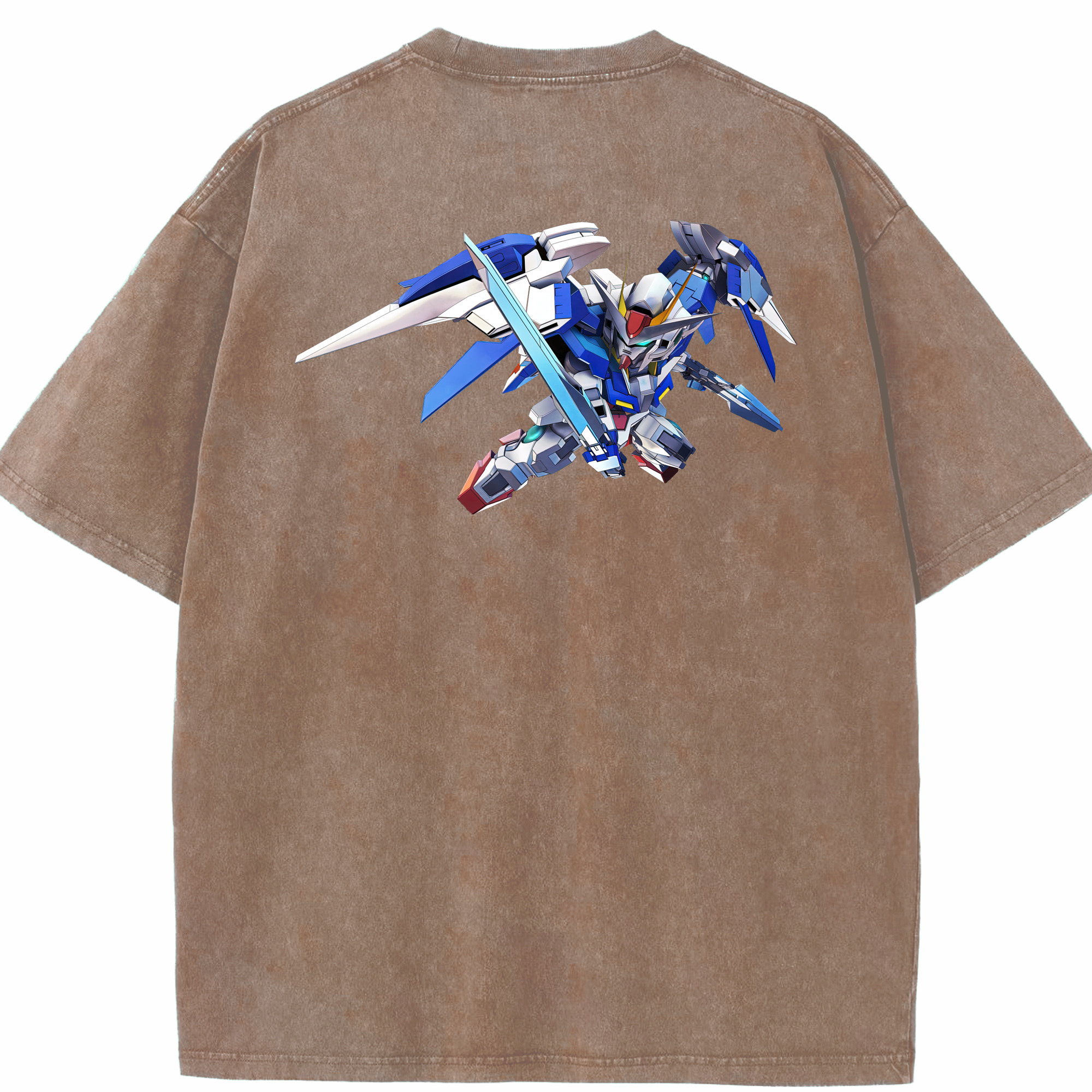 （画像用） 機動戦士ガンダム Mobile Suit Gundam 綿100% ヴィンテージ風 半袖Tシャツ（背面プリント）