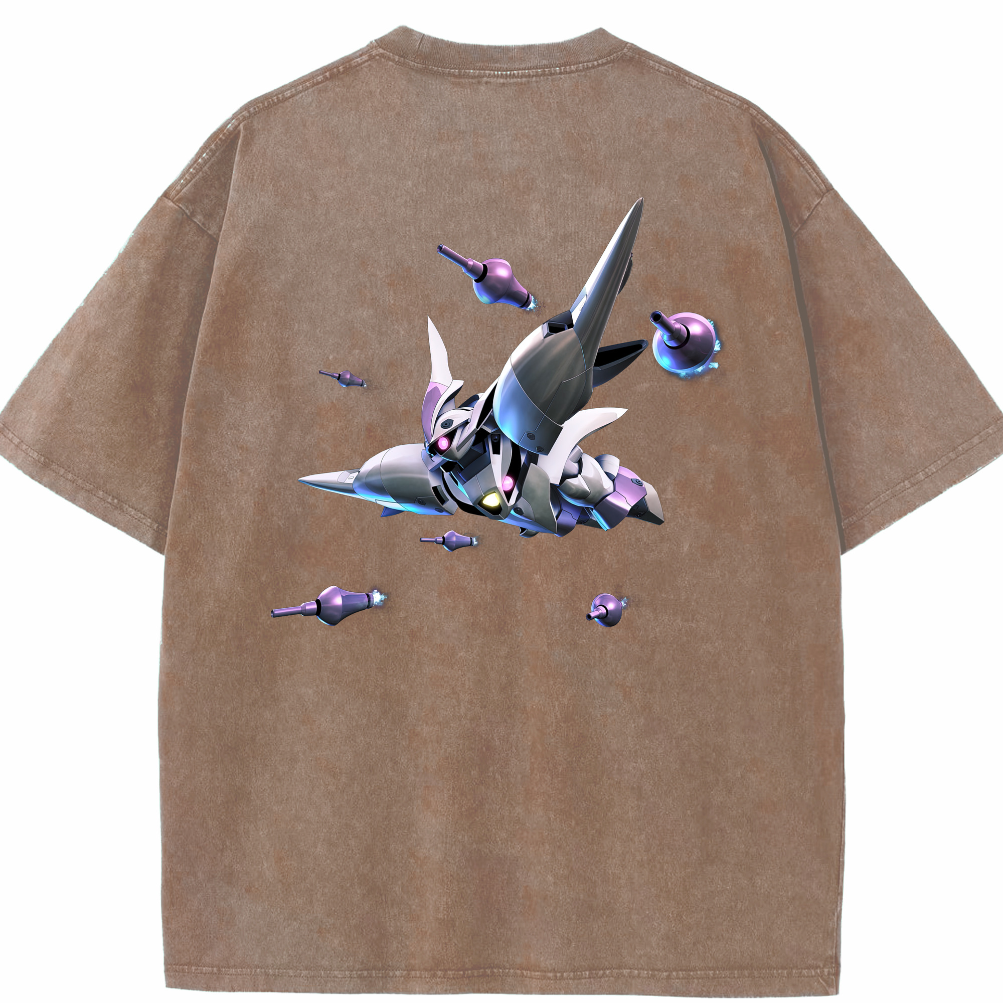 （画像用） 機動戦士ガンダム Mobile Suit Gundam 綿100% ヴィンテージ風 半袖Tシャツ（背面プリント）