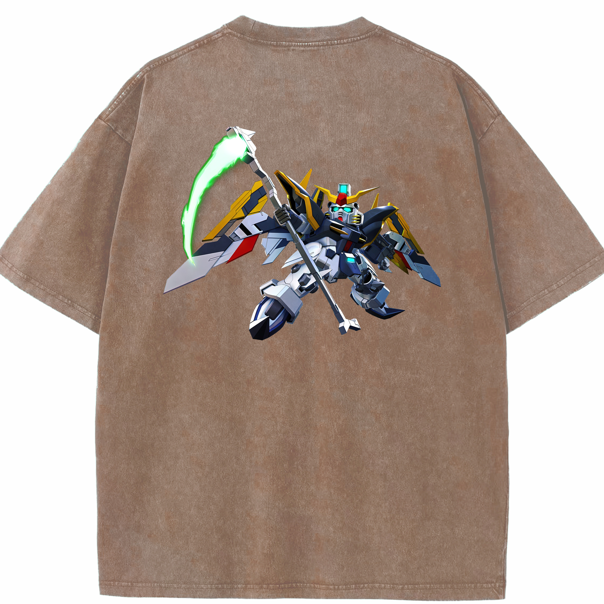 （画像用） 機動戦士ガンダム Mobile Suit Gundam 綿100% ヴィンテージ風 半袖Tシャツ（背面プリント）