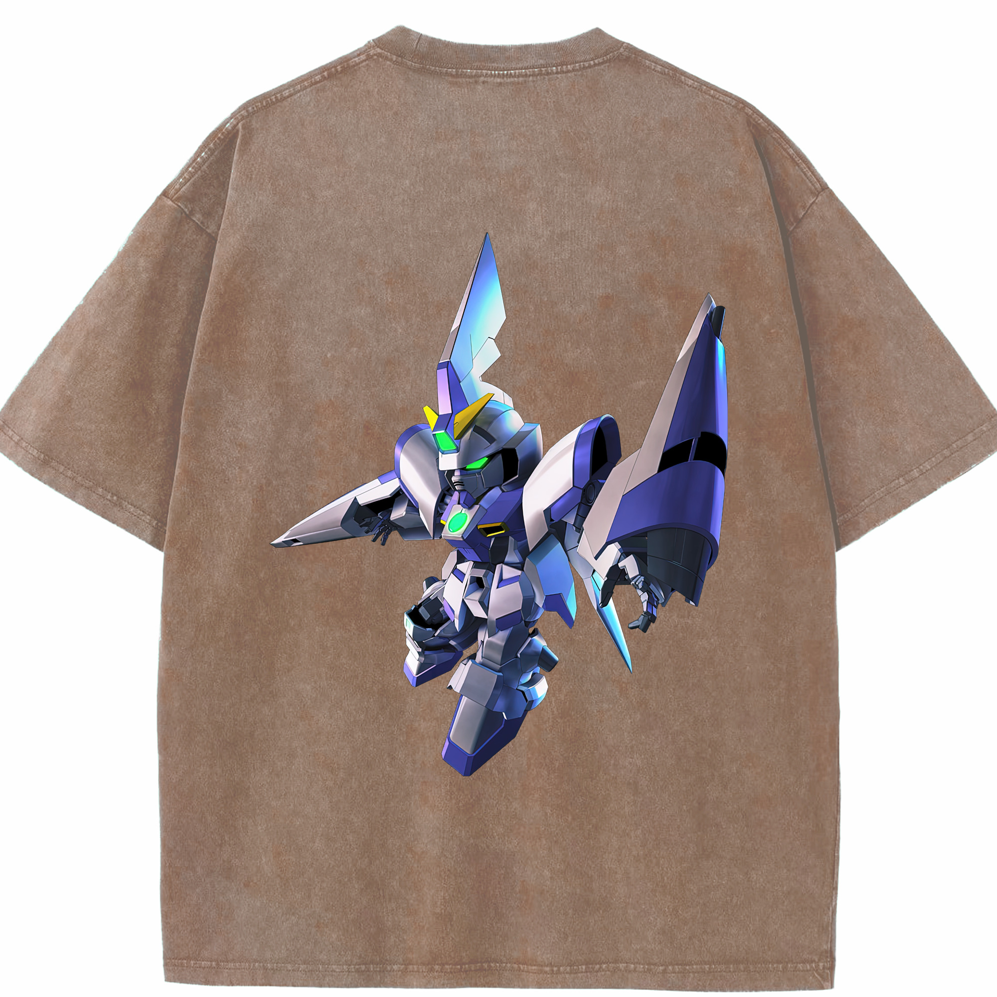 （画像用） 機動戦士ガンダム Mobile Suit Gundam 綿100% ヴィンテージ風 半袖Tシャツ（背面プリント）