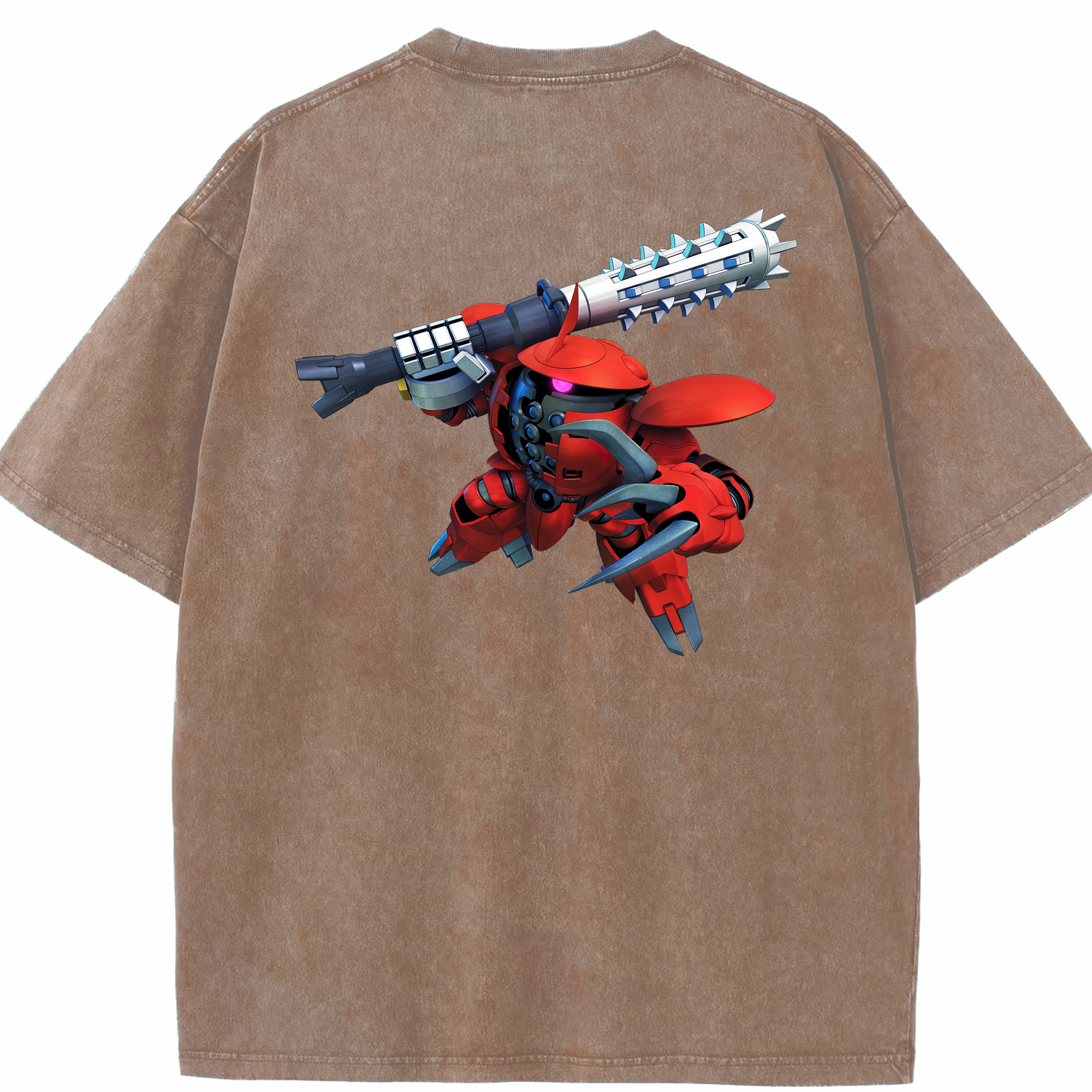 （画像用） 機動戦士ガンダム Mobile Suit Gundam 綿100% ヴィンテージ風 半袖Tシャツ（背面プリント）