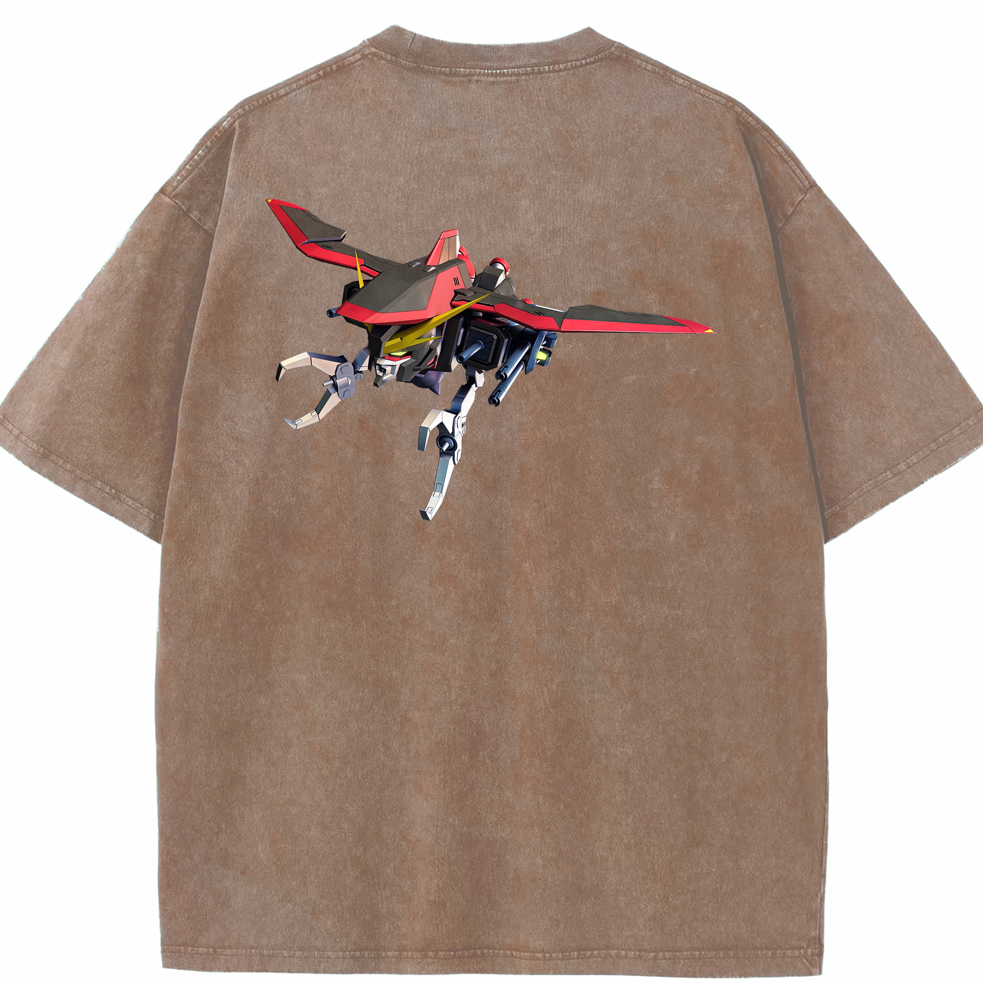 （画像用） 機動戦士ガンダム Mobile Suit Gundam 綿100% ヴィンテージ風 半袖Tシャツ（背面プリント）