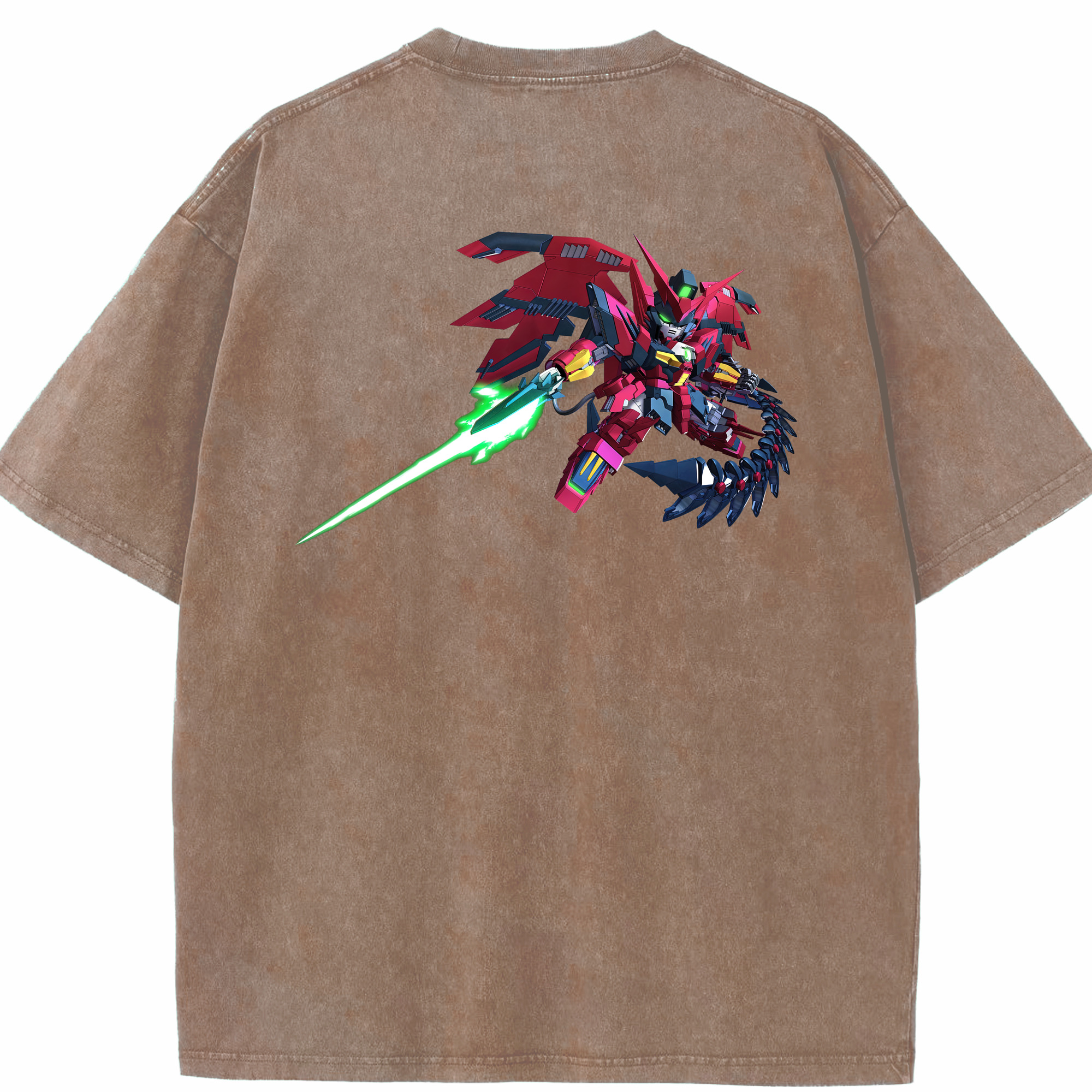 （画像用） 機動戦士ガンダム Mobile Suit Gundam 綿100% ヴィンテージ風 半袖Tシャツ（背面プリント）